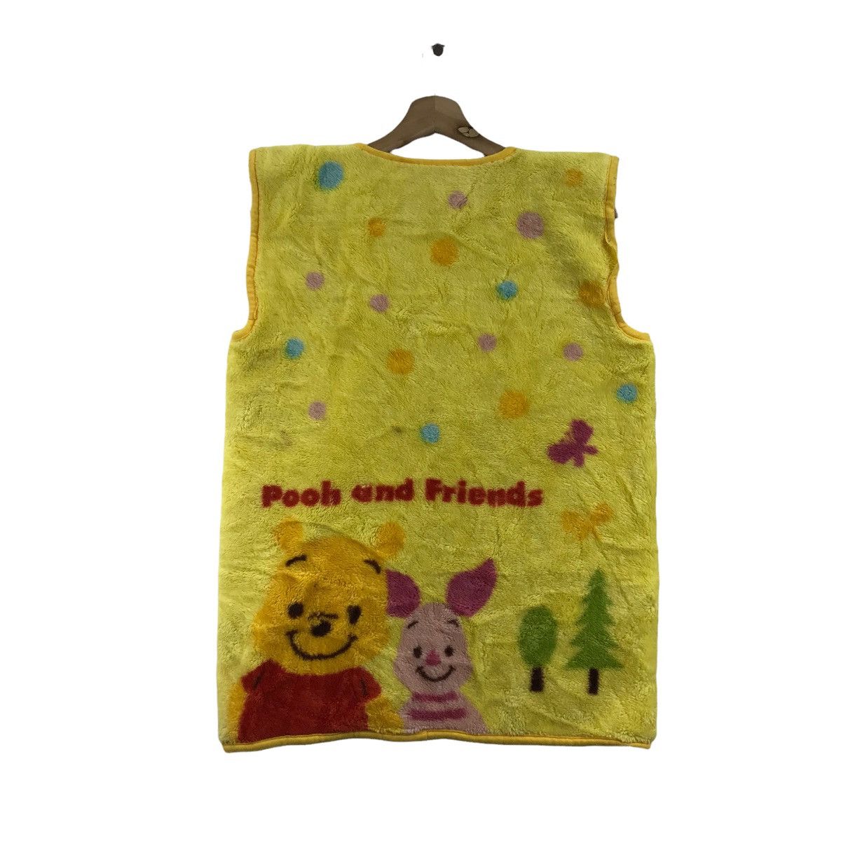 Vintage WINNIE POOH DISNEY Cartoon Animation Vest Fleece Wear Size US S / EU 44-46 / 1 - 6 Thumbnail
