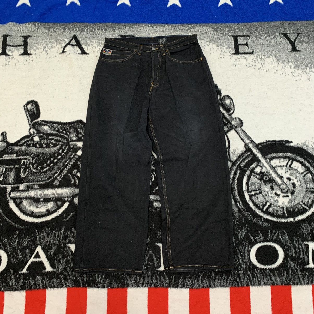 Alien Workshop Vtg Rare Alien Workshop Pants Jeans Y2K Glow In The Dark Size US 36 / EU 52 - 14 Thumbnail