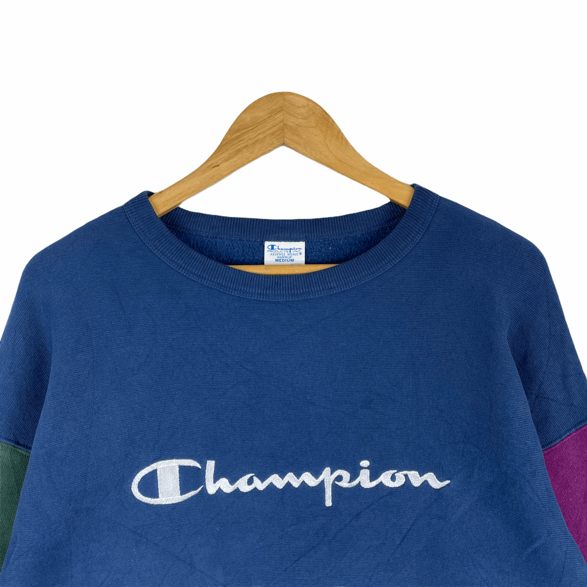 Champion Vintage 90s CHAMPION REVERSE WEAVE Embroidered Script Multi Size US M / EU 48-50 / 2 - 2 Thumbnail