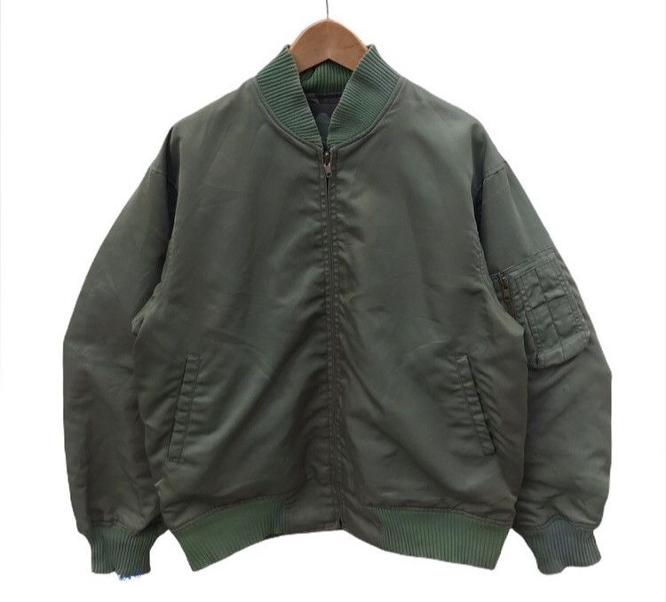 Vintage Vintage army reversible bomber jacket Size US M / EU 48-50 / 2 - 3 Thumbnail