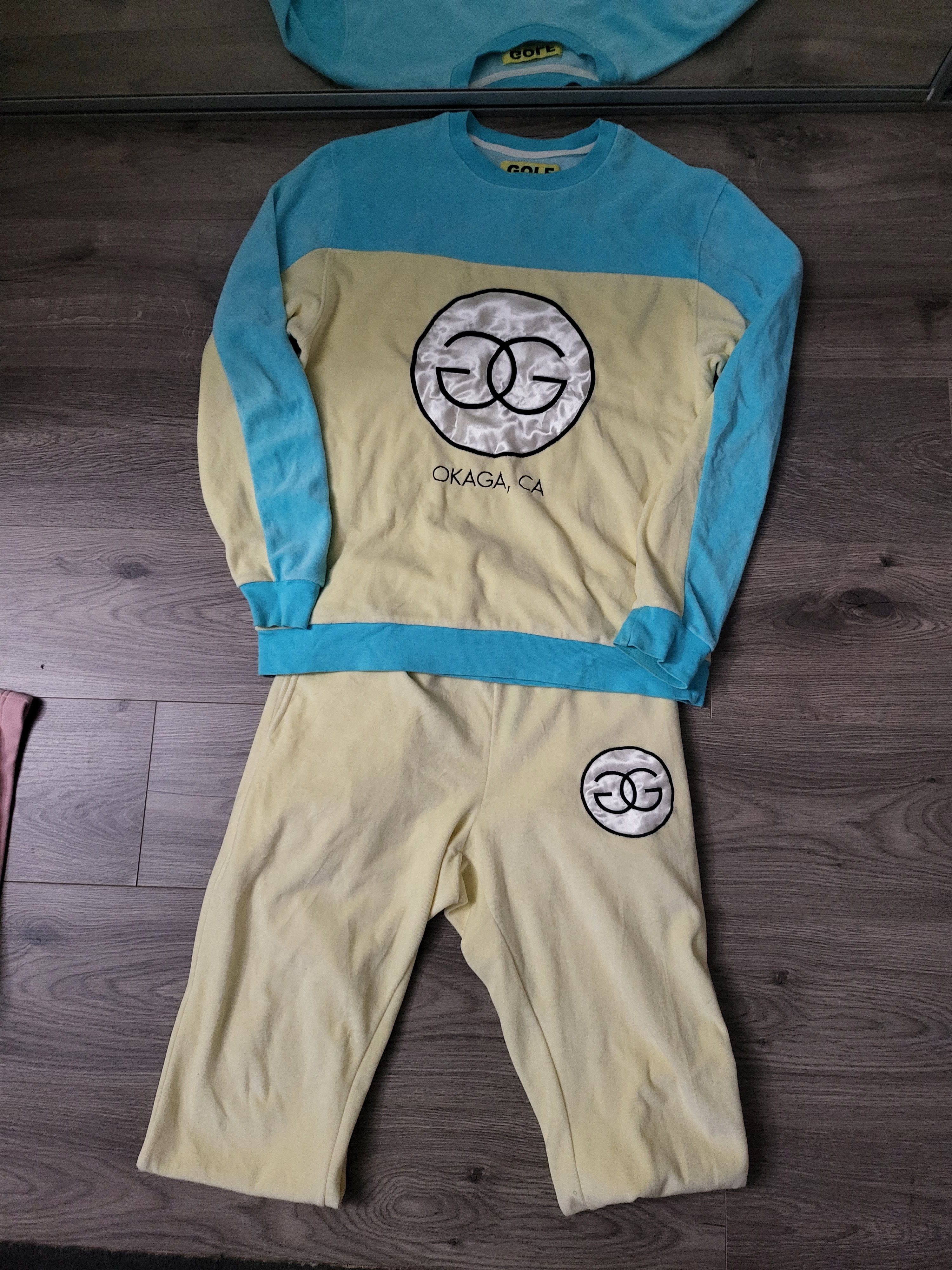 Golf Wang × Streetwear × Tyler The Creator Golf Wang Okaga Velour Sweat ...