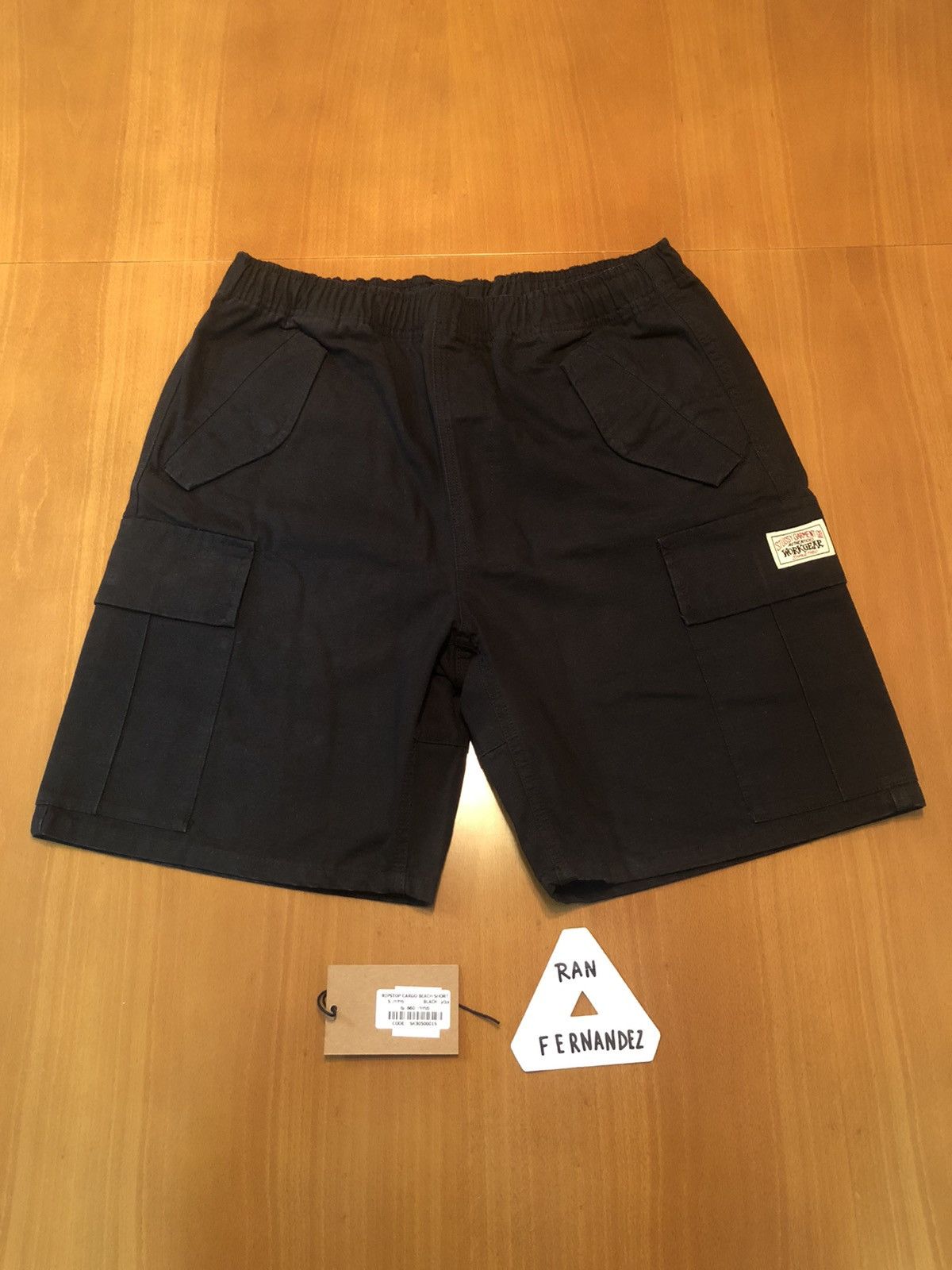 Stussy Stussy ripstop cargo beach short black | Grailed