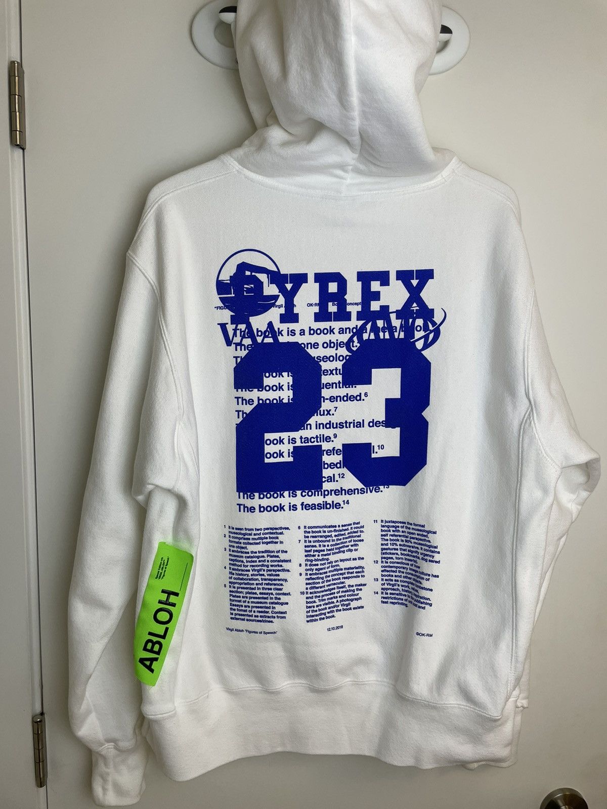 Pyrex Vision Virgil Abloh ICA Pyrex Caravaggio Hoodie Grailed