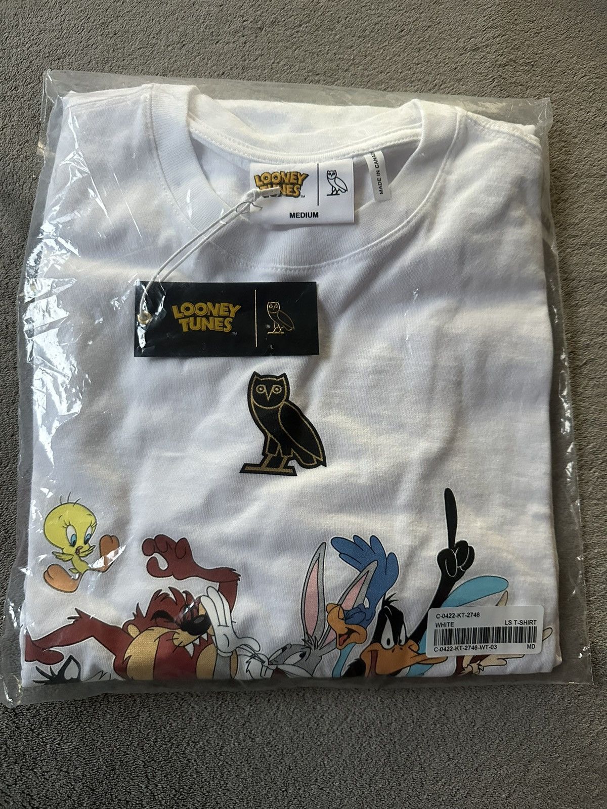 Drake OVO x Looney Tunes Longsleeve T-Shirt new with tags rare Size US M / EU 48-50 / 2 - 1 Thumbnail