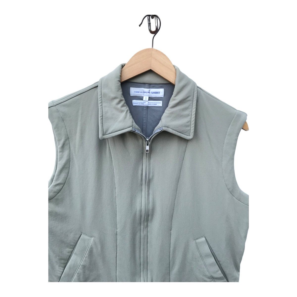 Comme des Garcons Comme des Garçons Sleeveless Jacket Cdg Vest Jacket Size US S / EU 44-46 / 1 - 4 Thumbnail