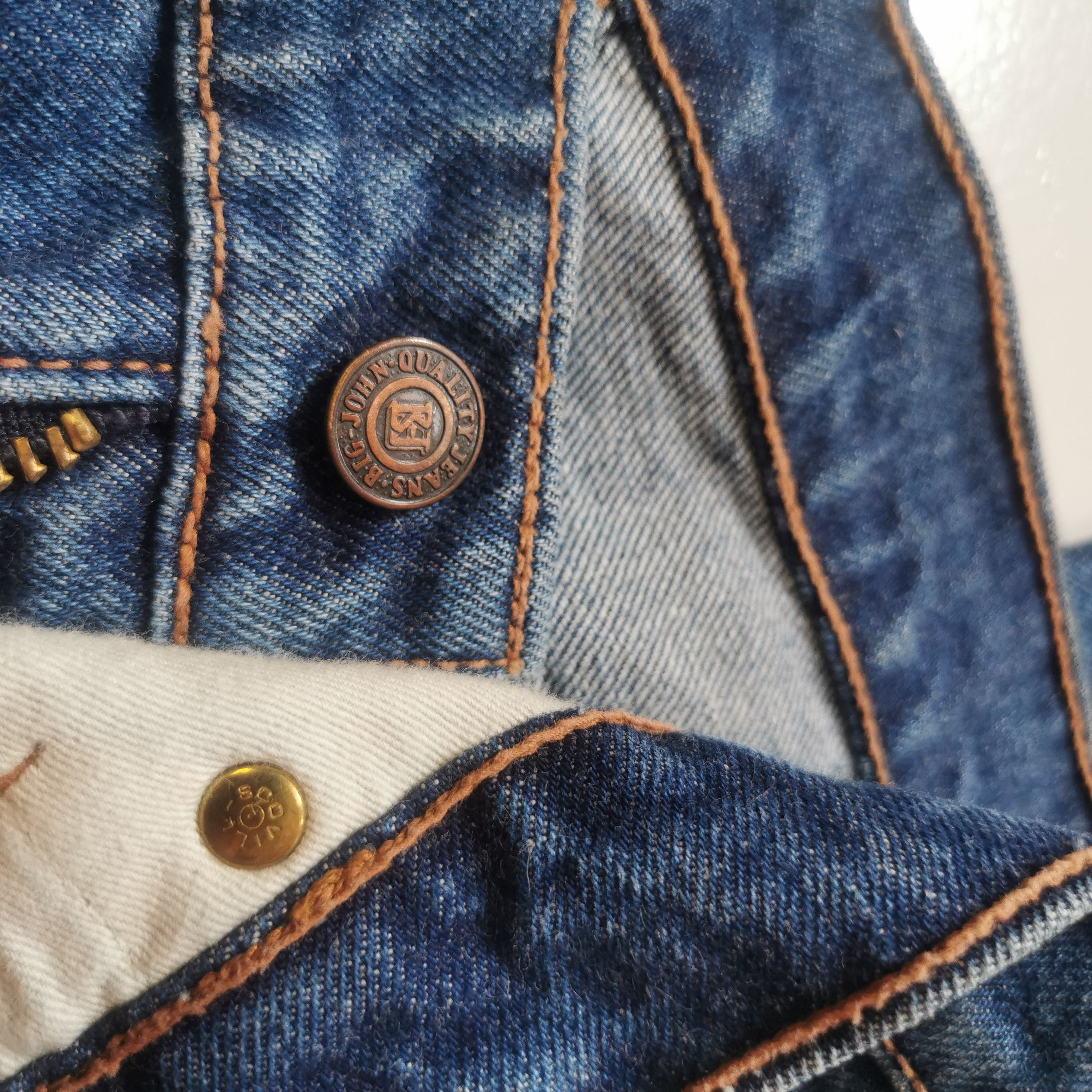 Big John Vintage 80s Big John Denim NOS Straight Cut Size US 30 / EU 46 - 10 Thumbnail