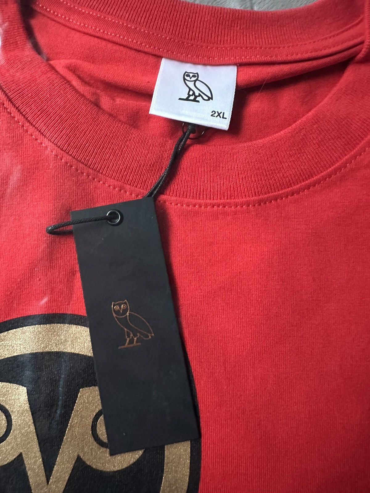NBA × October's Very Own OVO x NBA Toronto Raptors OG OWL T-SHIRT new with tags rare Size US XXL / EU 58 / 5 - 6 Thumbnail