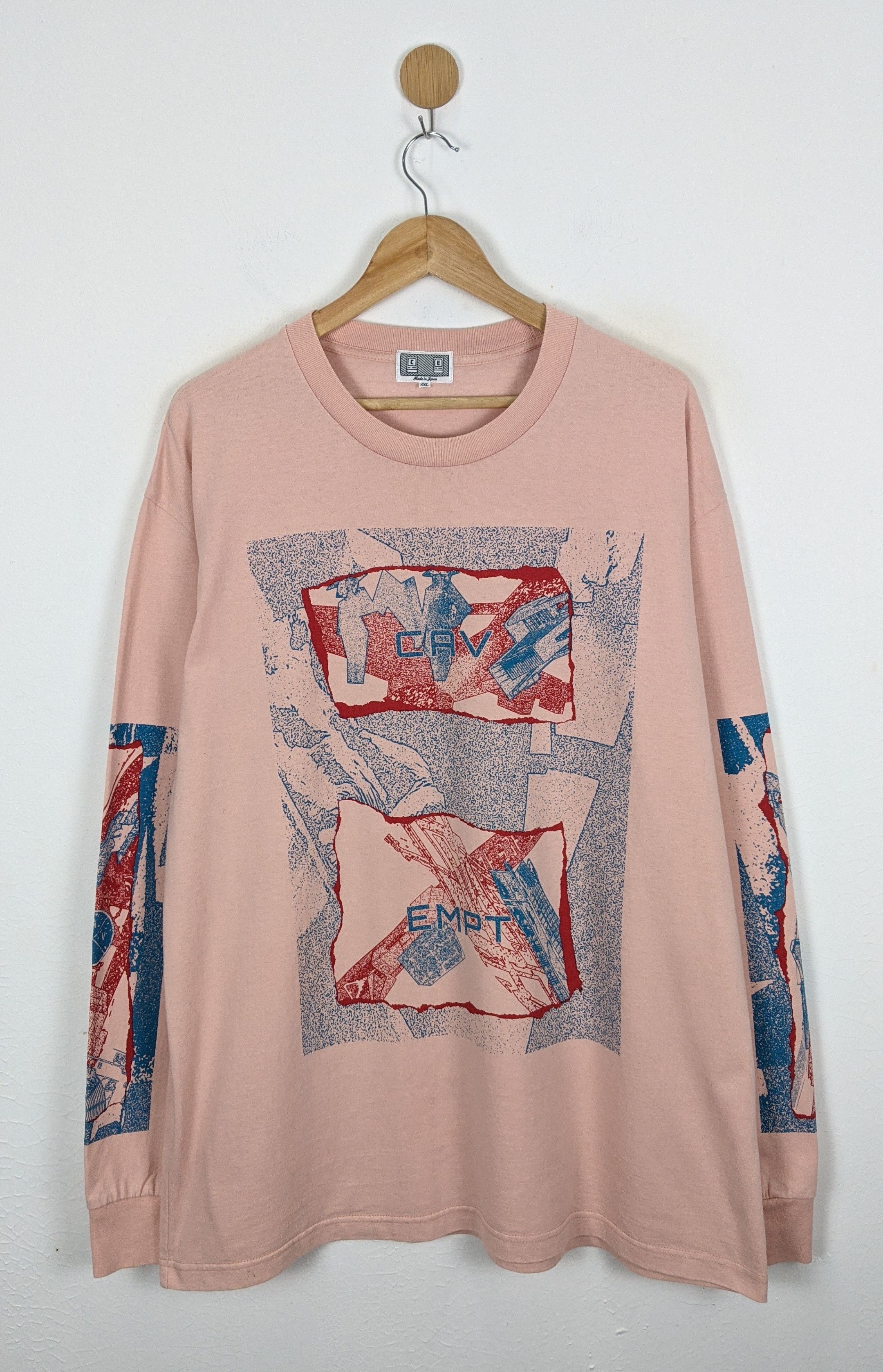 image of Cav Empt Shirt in Peach, Men's (Size 2XL)