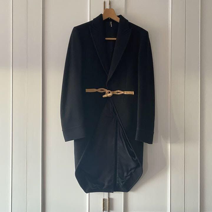Dior × Hedi Slimane 2006AW Duffle Smoking Coat Size US M / EU 48-50 / 2 - 1 Thumbnail
