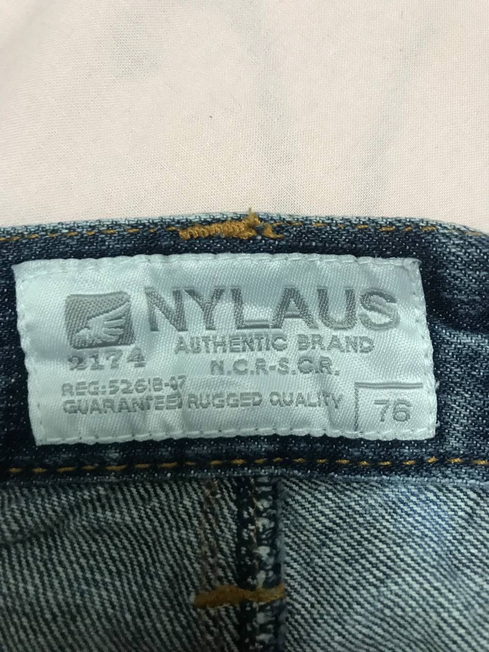 Japanese Brand SICK🔥DOUBLE WAIST DISTRESSED DENIM PANTS Size US 30 / EU 46 - 10 Thumbnail