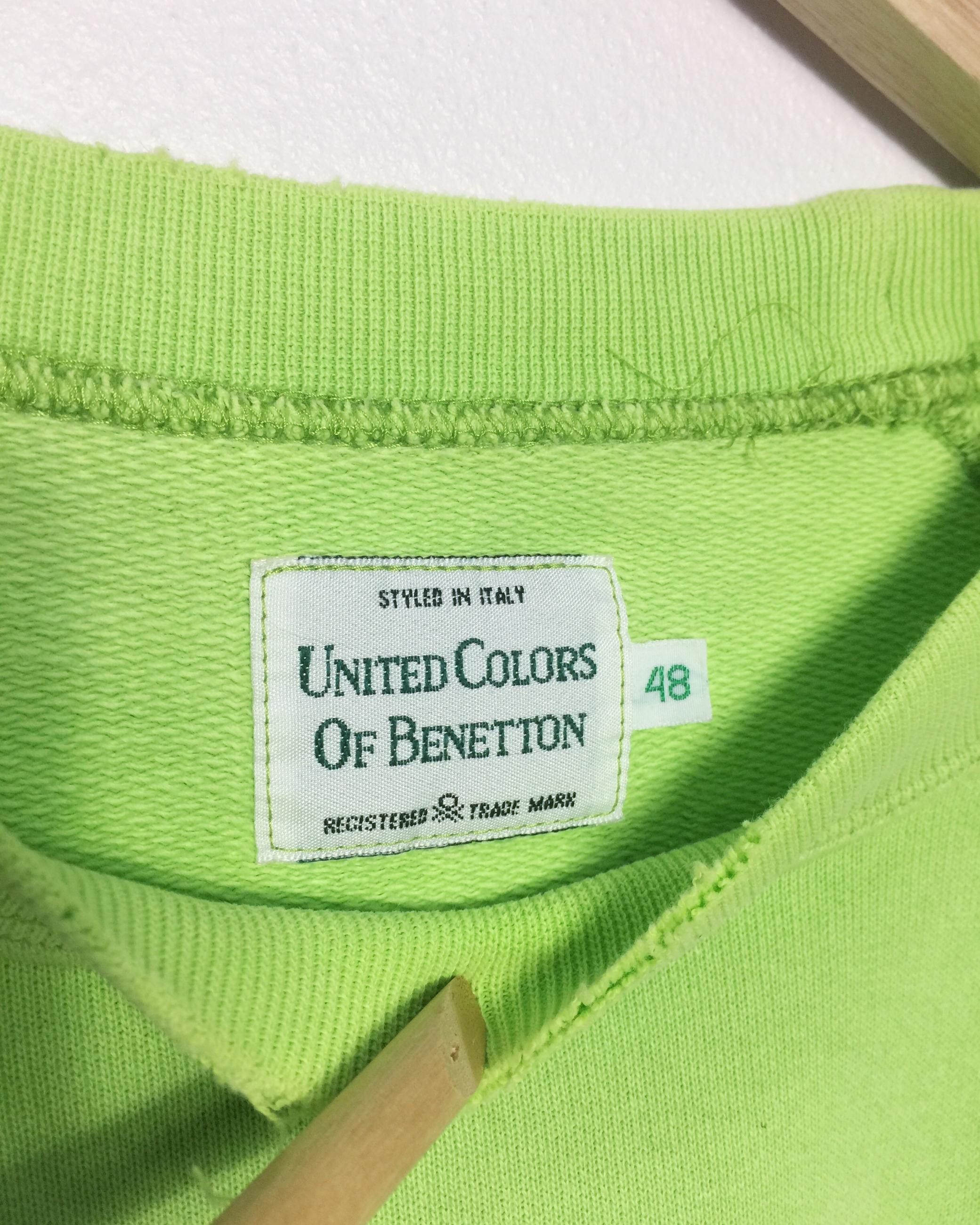 United Colors Of Benetton Vtg 90s United Colors Of Benetton Embroidered Sweatshirt Size US XL / EU 56 / 4 - 7 Thumbnail