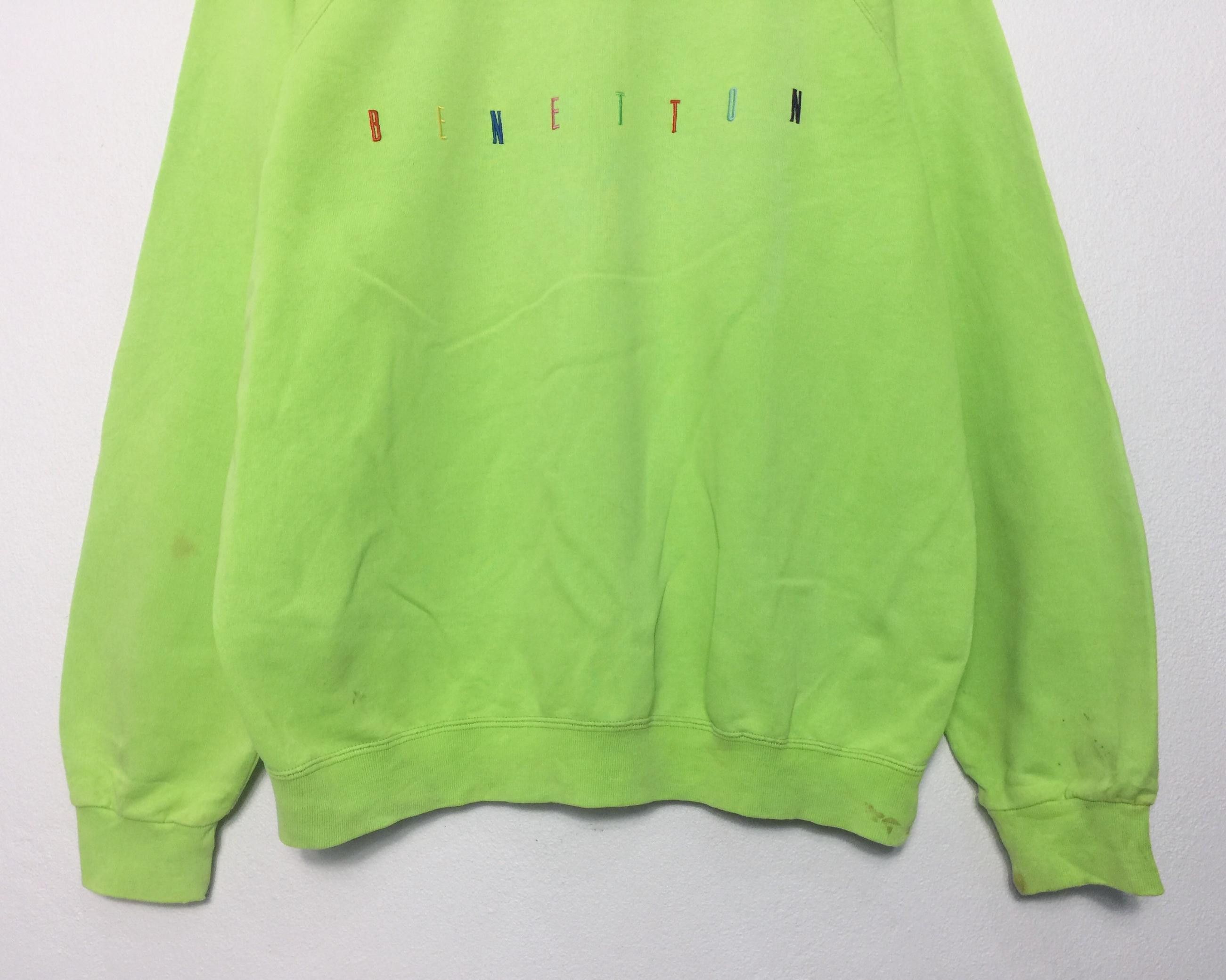 United Colors Of Benetton Vtg 90s United Colors Of Benetton Embroidered Sweatshirt Size US XL / EU 56 / 4 - 3 Thumbnail