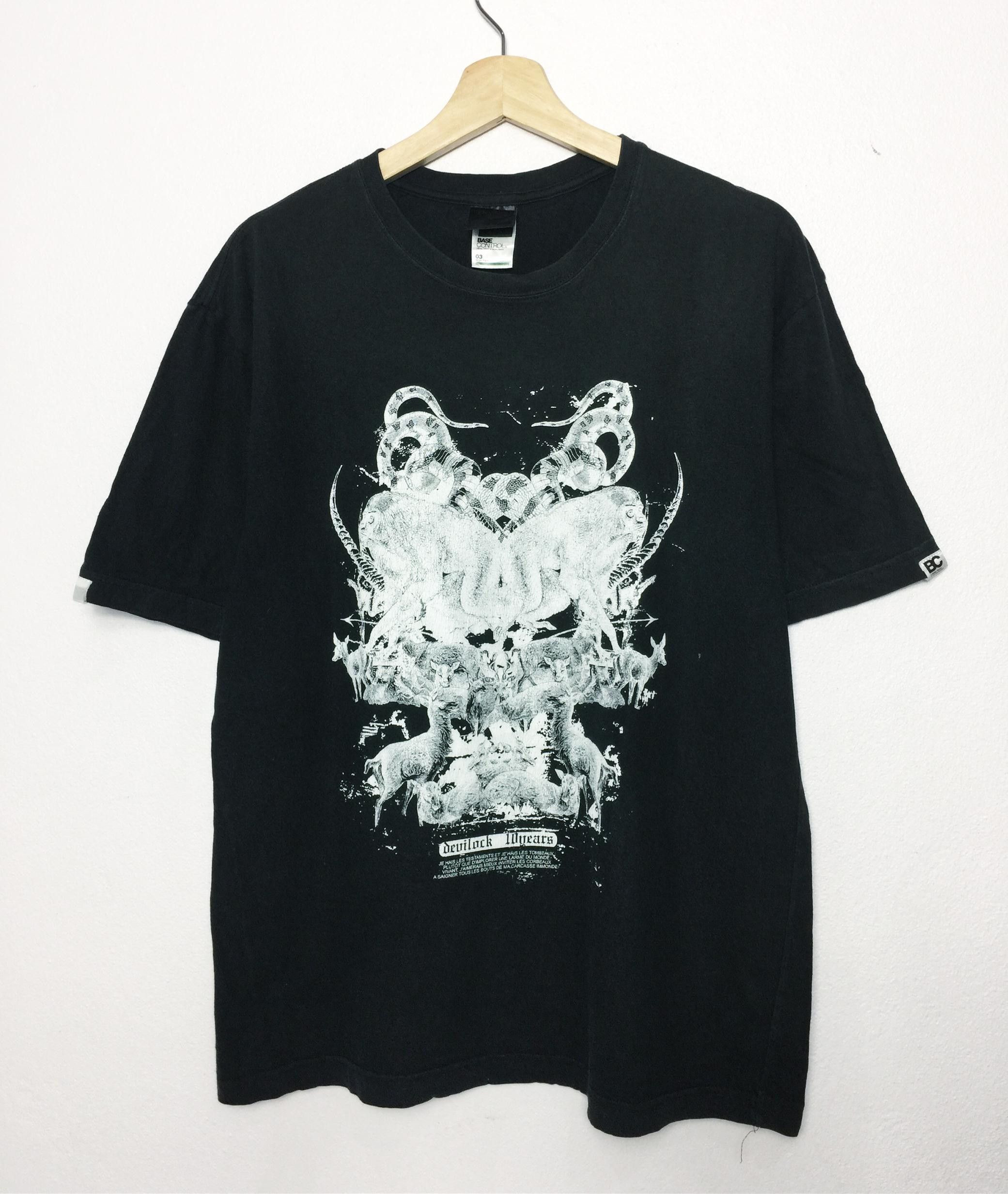 Devilock Rare Devilock X Base Control 10 Years Tees Size US M / EU 48-50 / 2 - 1 Thumbnail