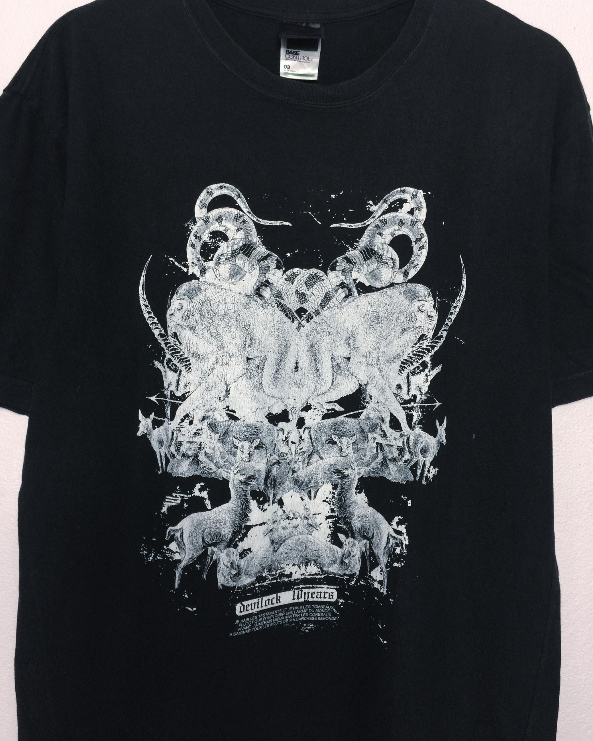 Devilock Rare Devilock X Base Control 10 Years Tees Size US M / EU 48-50 / 2 - 5 Thumbnail