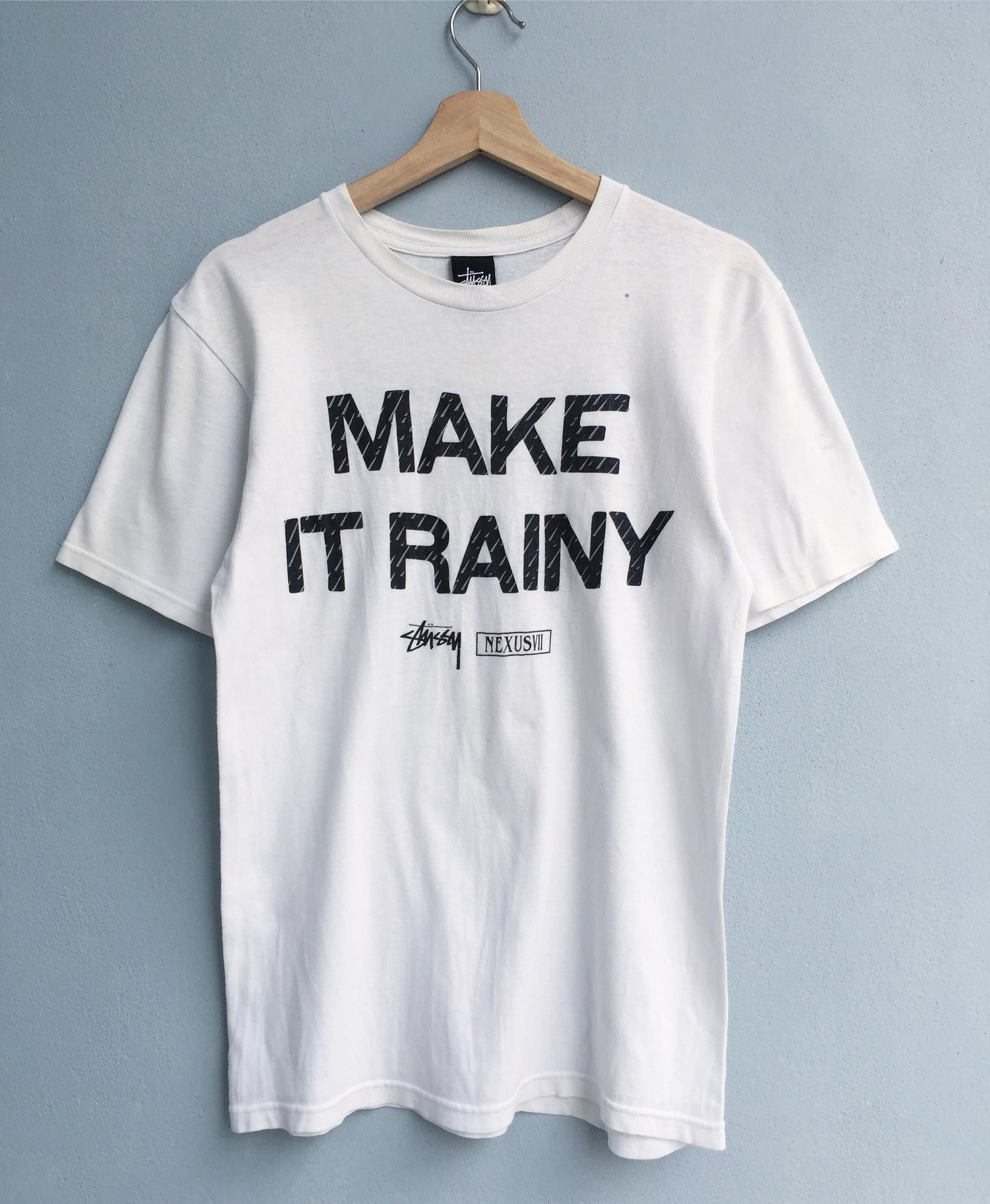 image of Nexus Vii Make It Rainy Tees in White, Men's (Size Small)