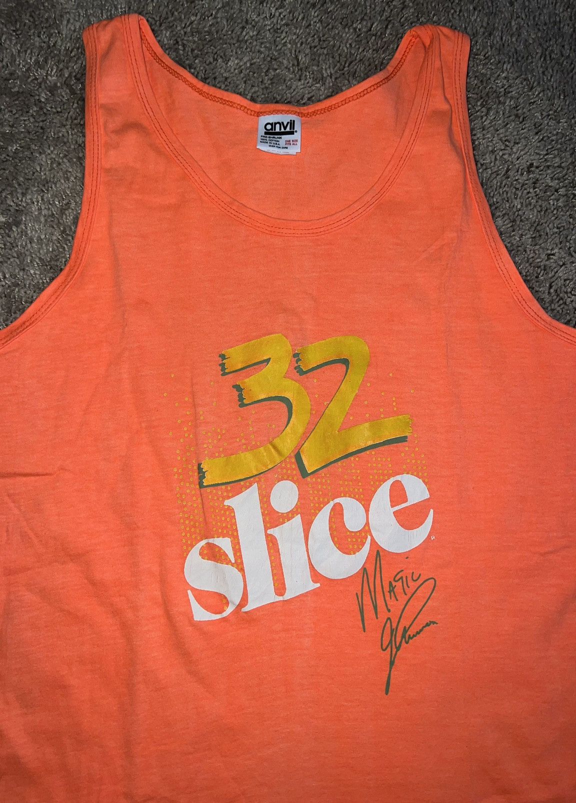 NBA × Vintage 1990 Magic Johnson Slice Soda Tank Size US L / EU 52-54 / 3 - 2 Thumbnail