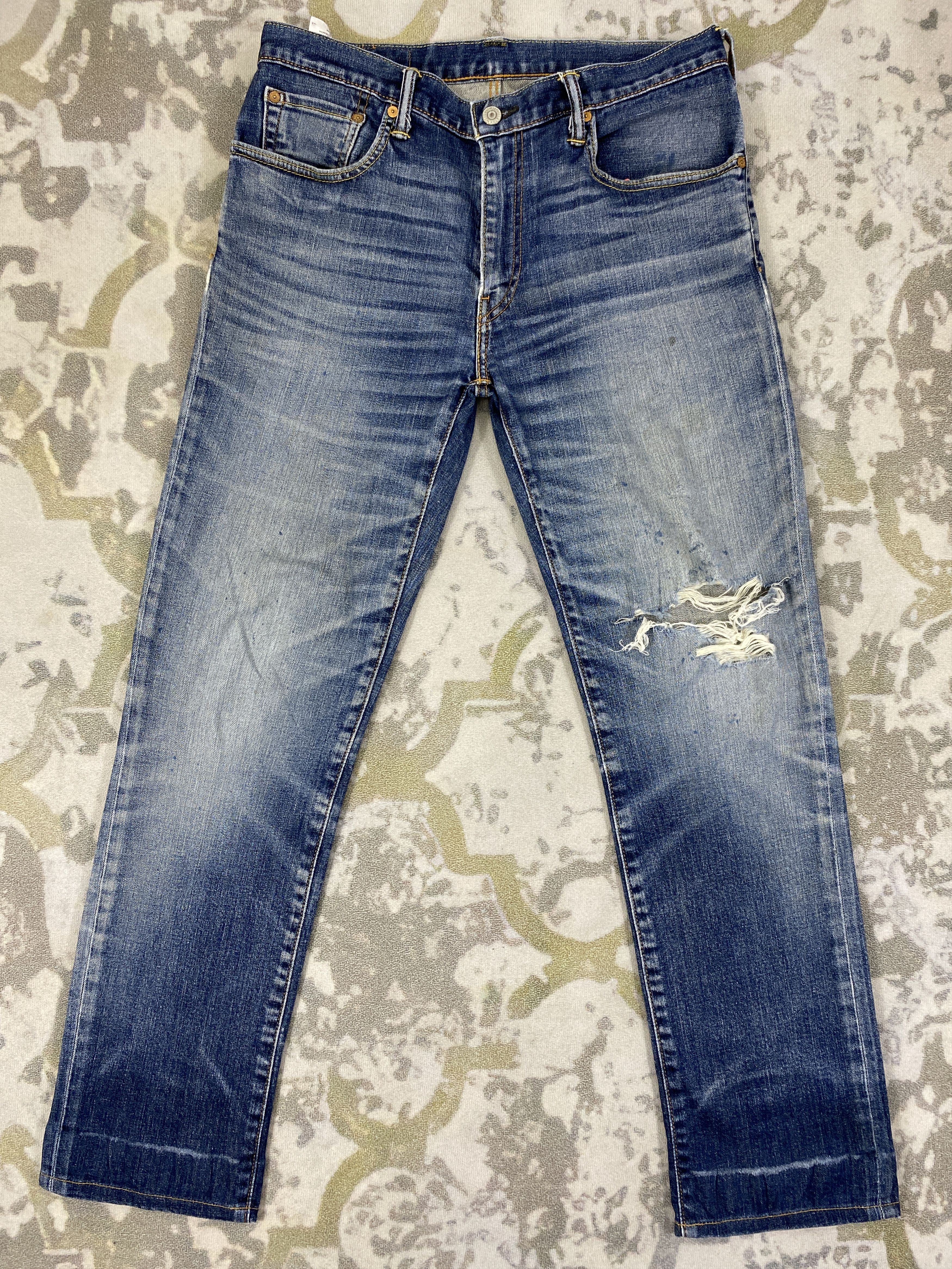 Ripped Distressed Levi's 551 Jeans 33x31 Denim -JN2530