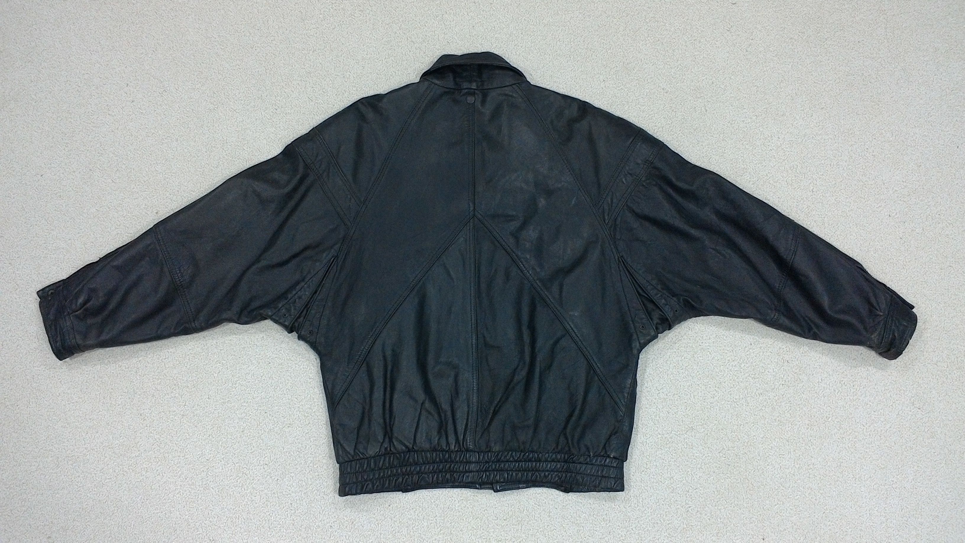 Vintage FIOCCHI Leather Jacket Size US L / EU 52-54 / 3 - 8 Thumbnail