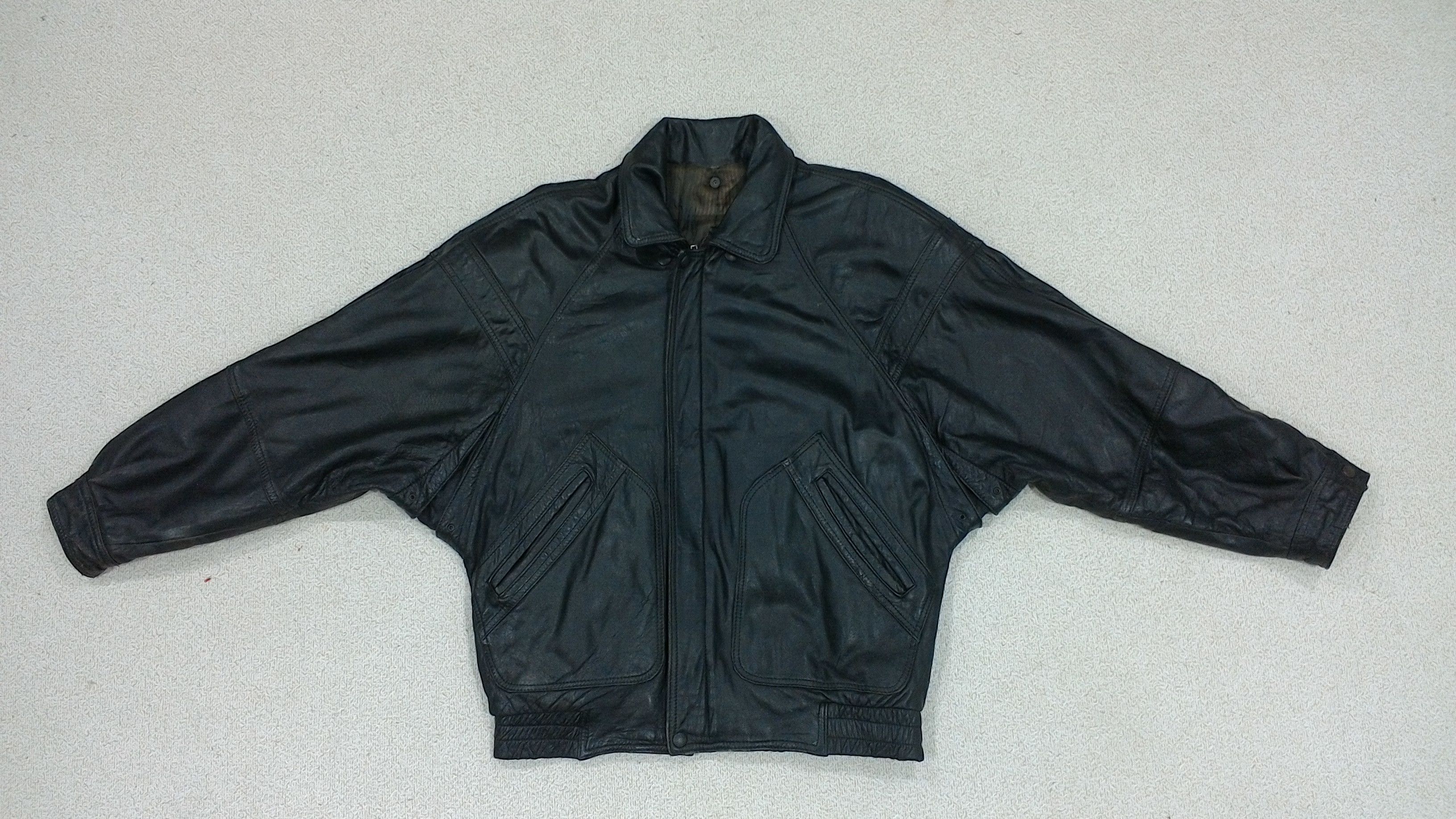 Vintage FIOCCHI Leather Jacket Size US L / EU 52-54 / 3 - 5 Thumbnail