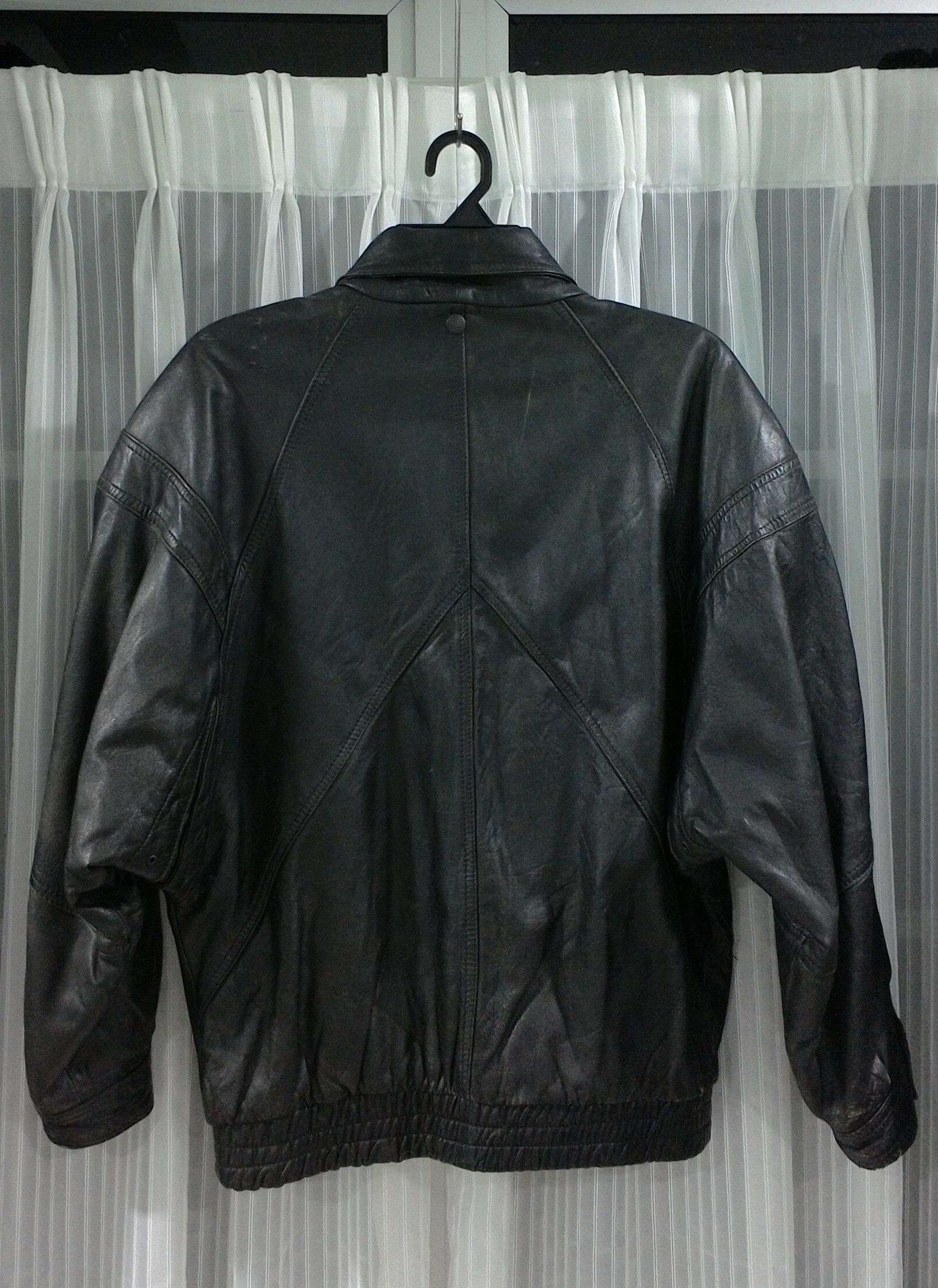 Vintage FIOCCHI Leather Jacket Size US L / EU 52-54 / 3 - 2 Thumbnail