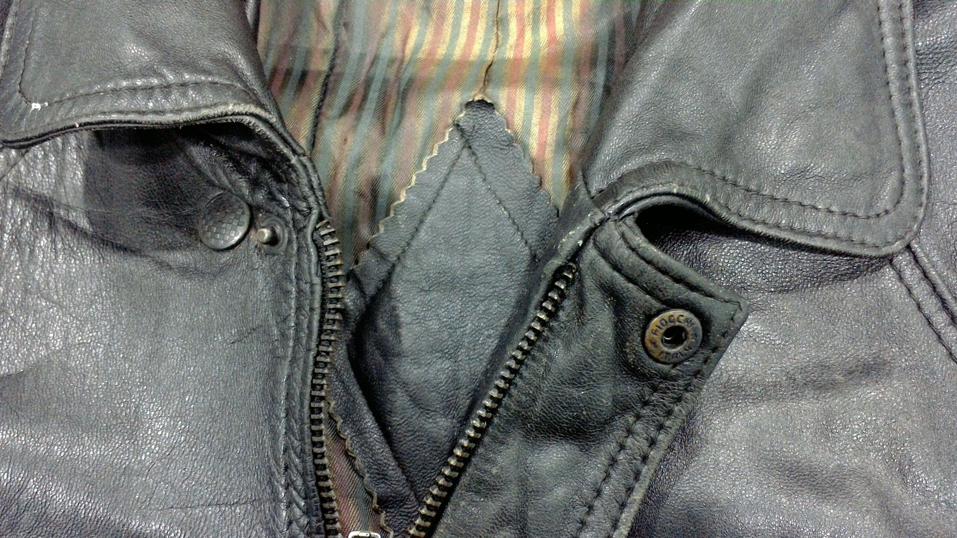 Vintage FIOCCHI Leather Jacket Size US L / EU 52-54 / 3 - 4 Thumbnail