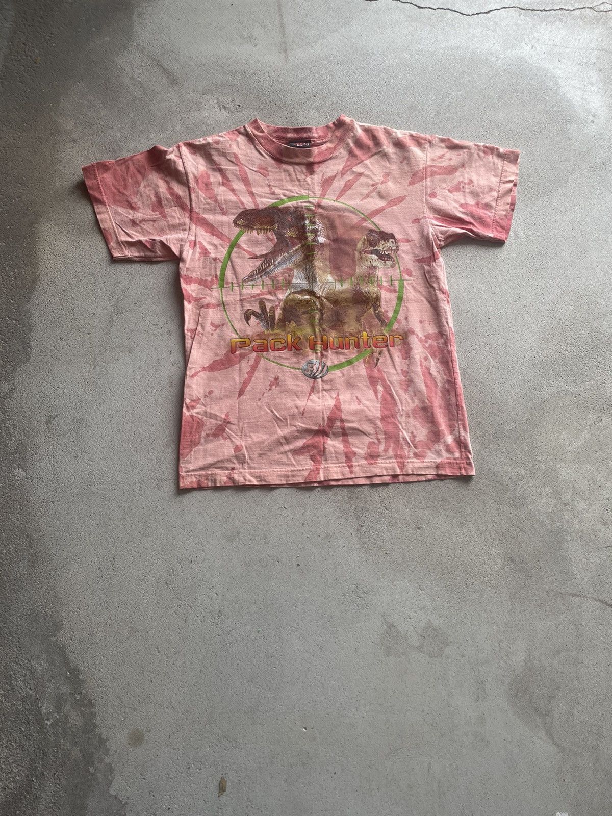 Vintage Jurassic Park 3 Raptor Pack Hunter Promo t shirt