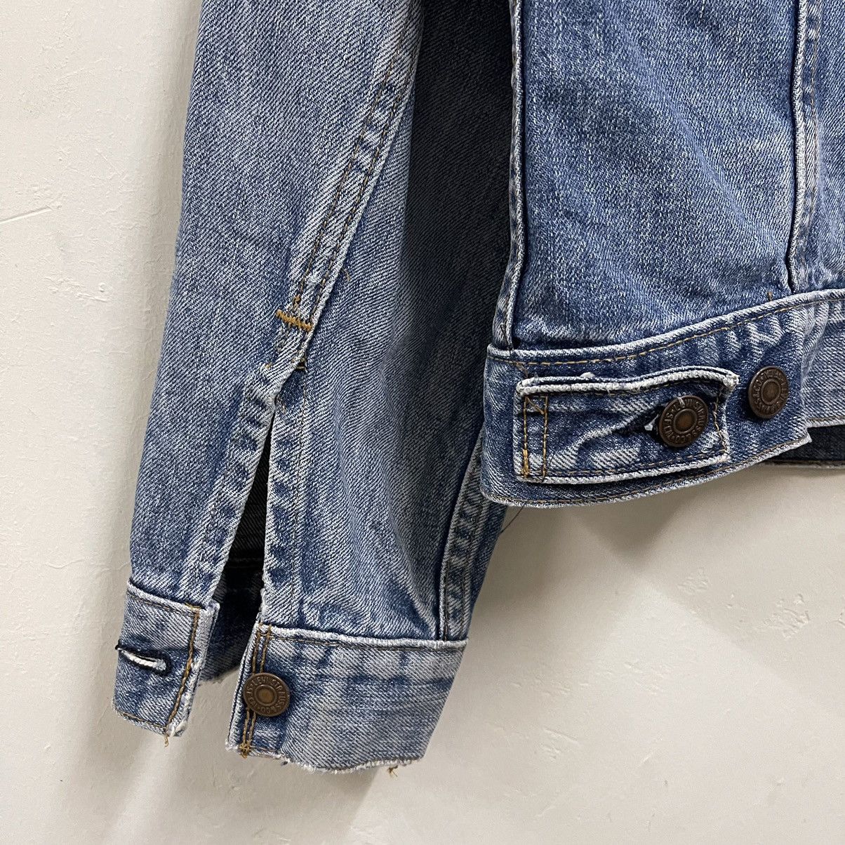 Levi's Vintage 90s Levis Denim Trucker Jacket Size US M / EU 48-50 / 2 - 9 Thumbnail