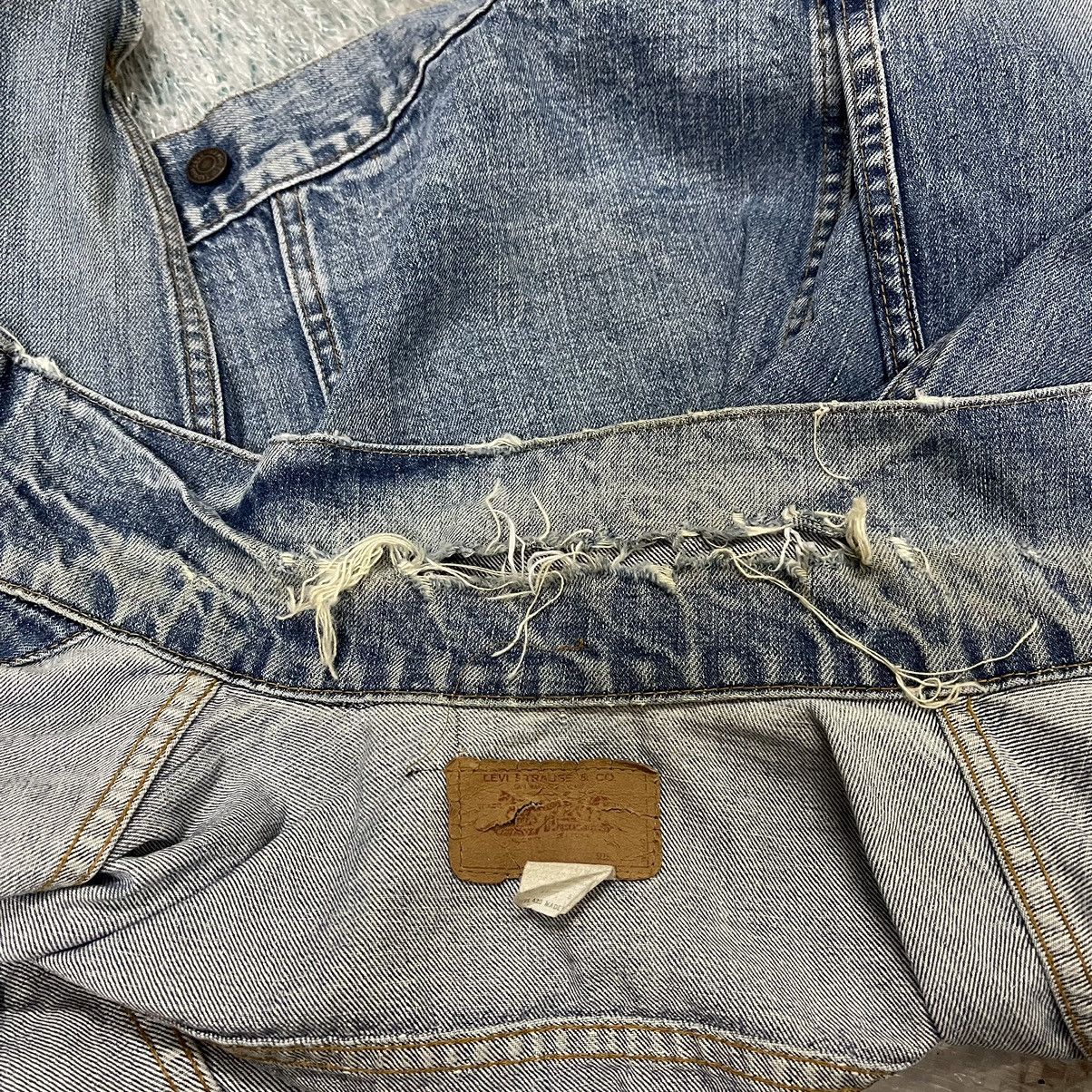 Levi's Vintage 90s Levis Denim Trucker Jacket Size US M / EU 48-50 / 2 - 12 Thumbnail