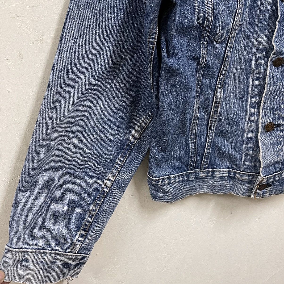 Levi's Vintage 90s Levis Denim Trucker Jacket Size US M / EU 48-50 / 2 - 6 Thumbnail