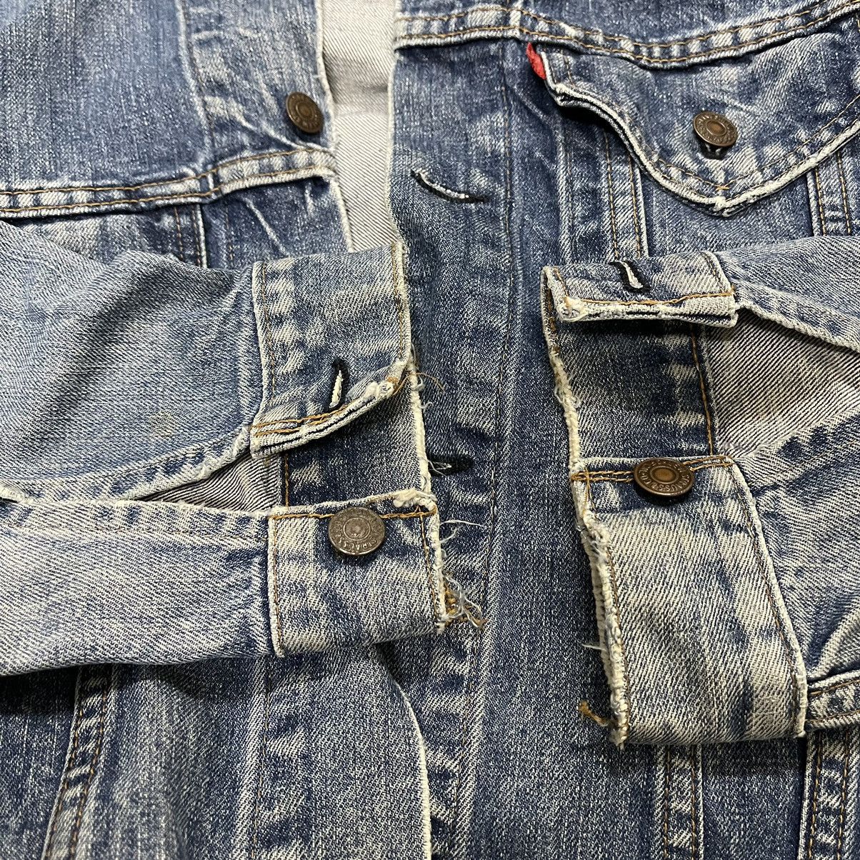 Levi's Vintage 90s Levis Denim Trucker Jacket Size US M / EU 48-50 / 2 - 14 Thumbnail