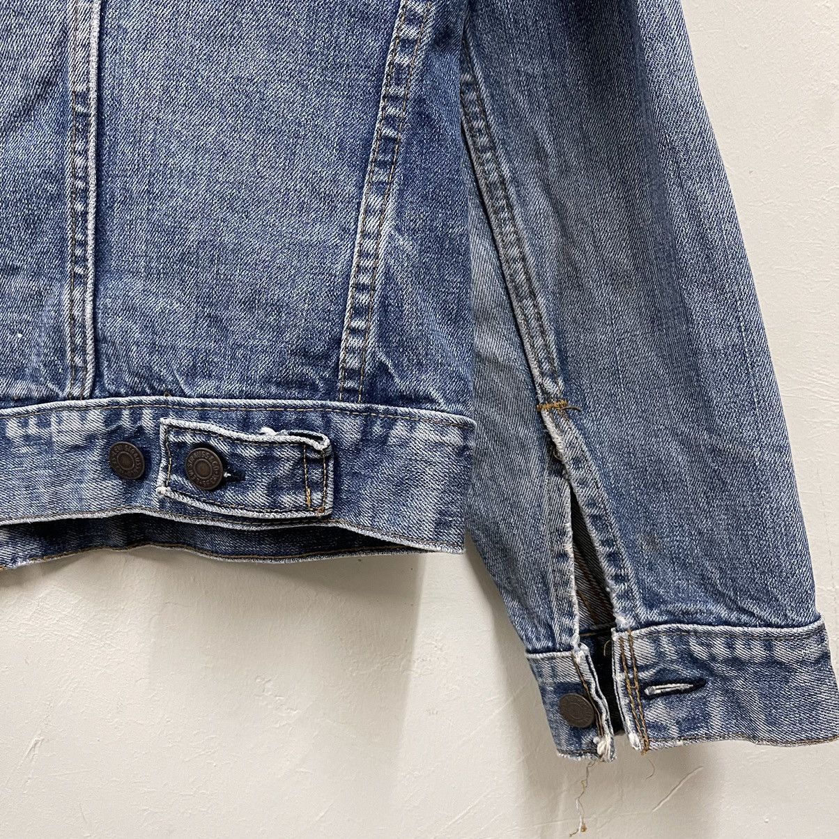 Levi's Vintage 90s Levis Denim Trucker Jacket Size US M / EU 48-50 / 2 - 10 Thumbnail