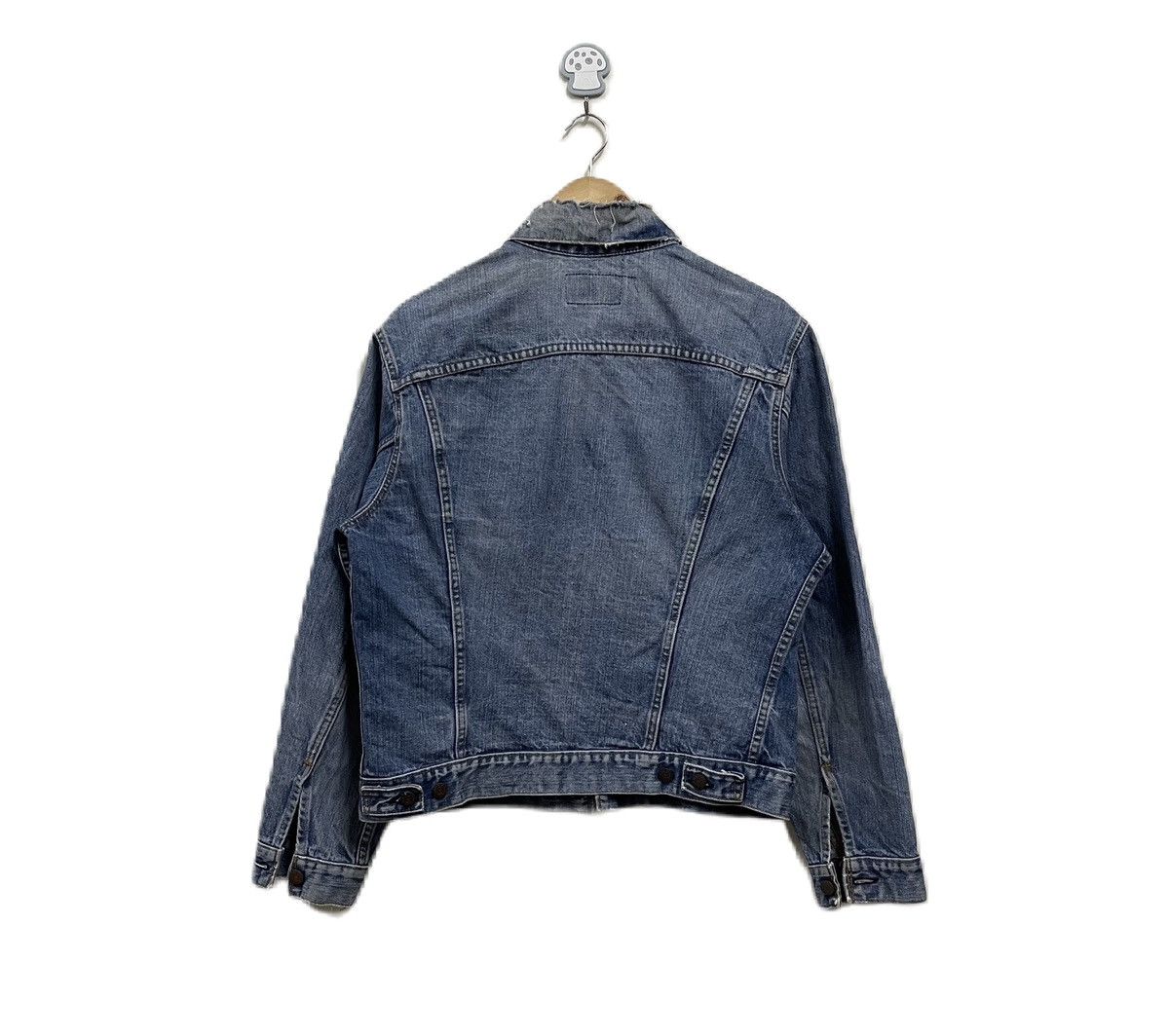 Levi's Vintage 90s Levis Denim Trucker Jacket Size US M / EU 48-50 / 2 - 2 Thumbnail