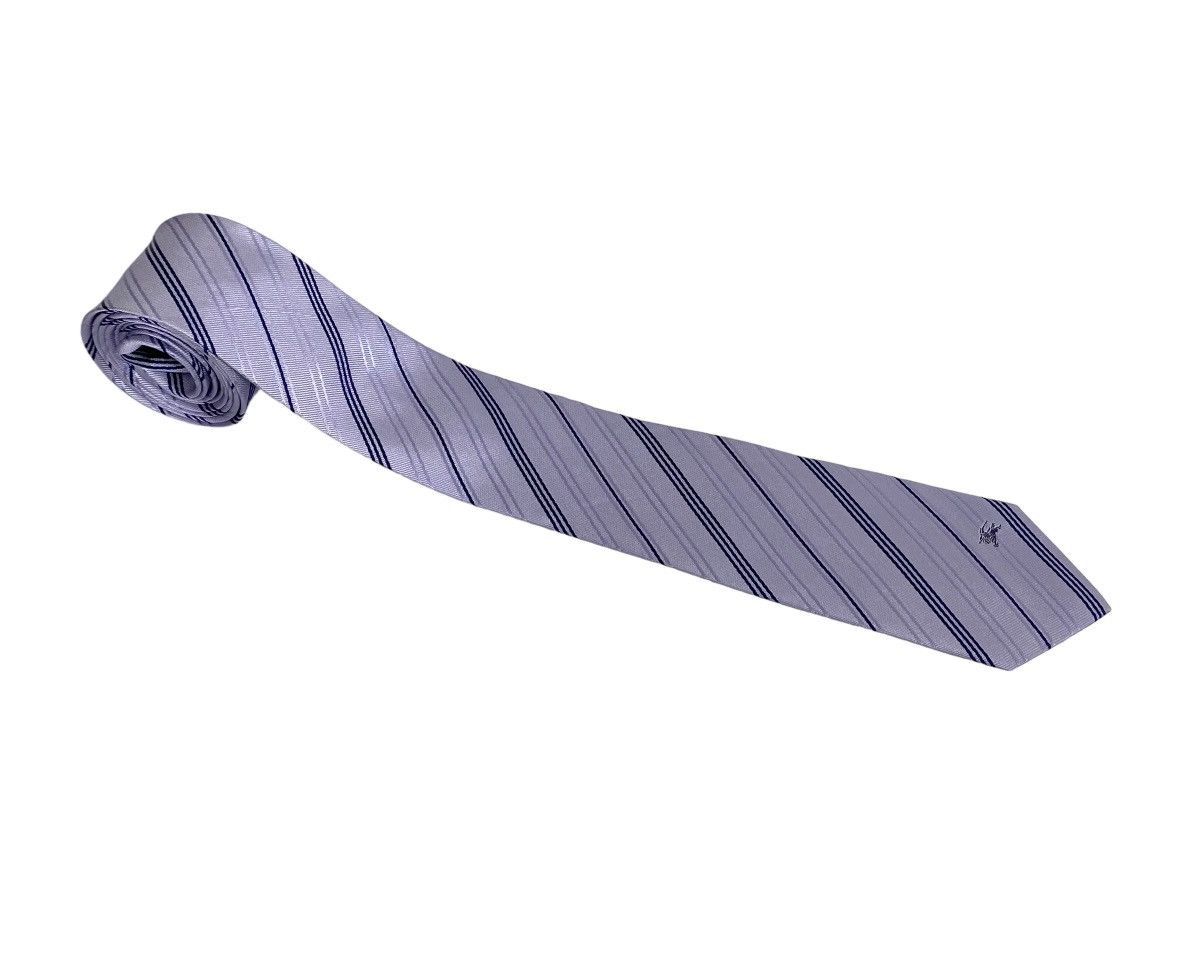 Burberry Rare‼️ Burberry Black Label Skinny Neck Tie Small Logo Japan Size ONE SIZE - 1 Thumbnail