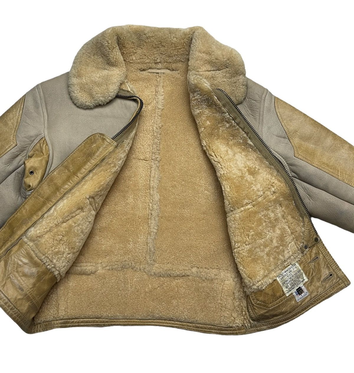 Avirex Avirex Sheepskin Winter Flying jacket Size US XS / EU 42 / 0 - 10 Thumbnail