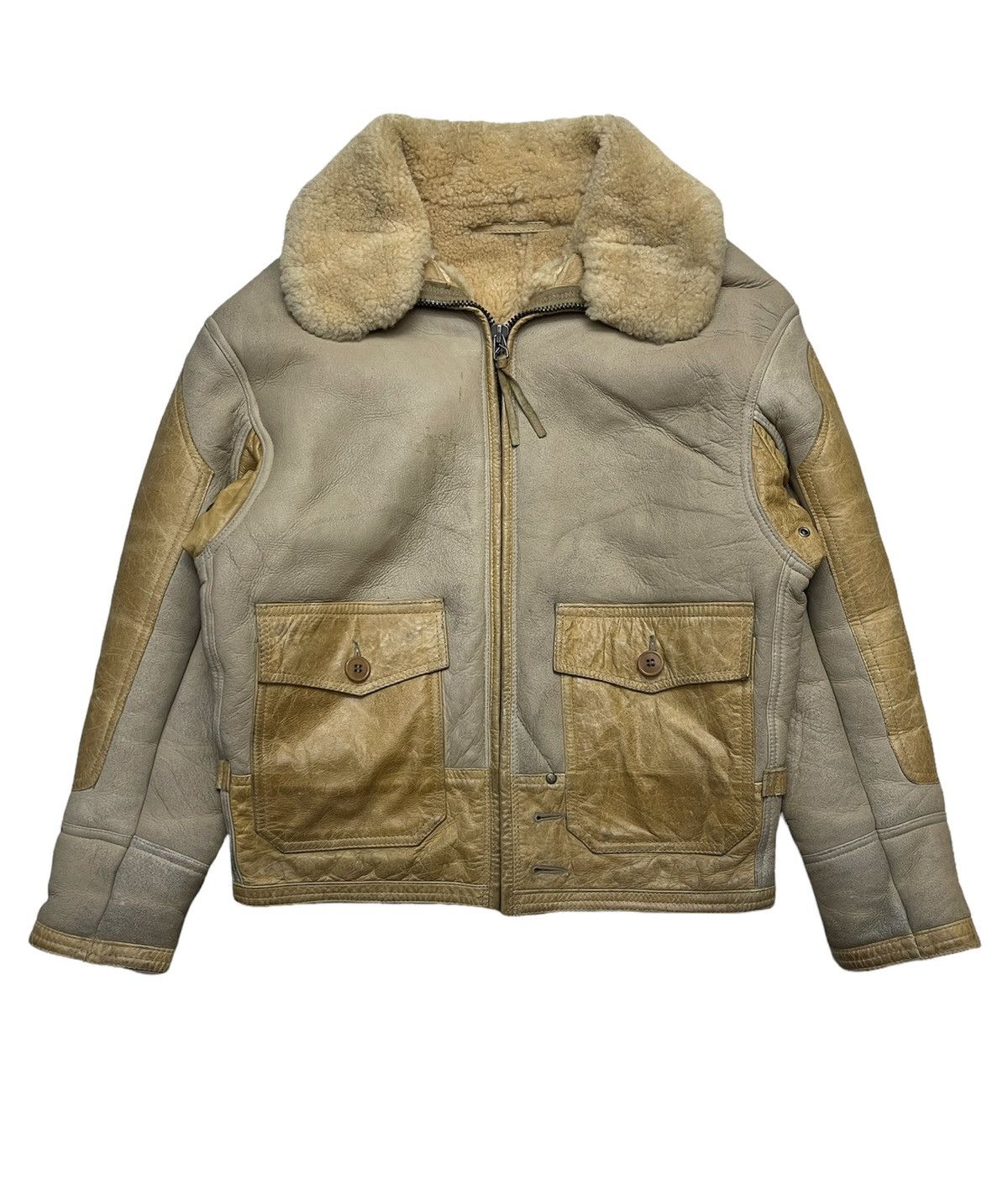 Avirex Avirex Sheepskin Winter Flying jacket Size US XS / EU 42 / 0 - 14 Thumbnail