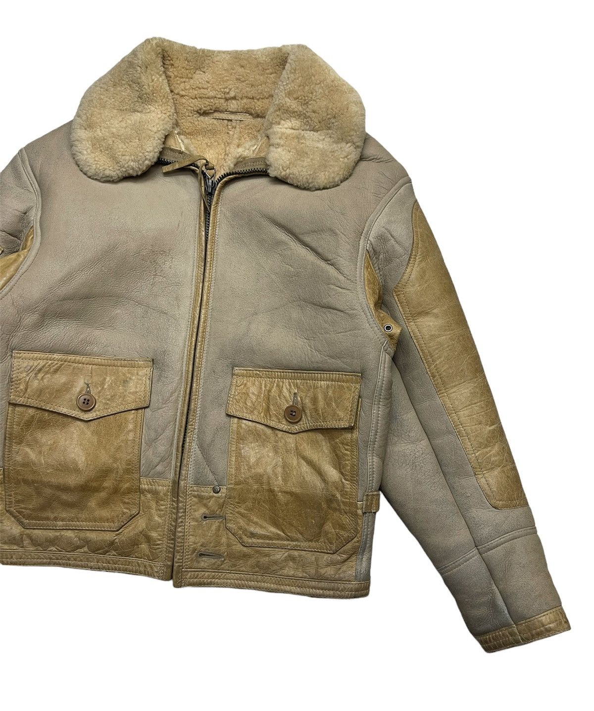 Avirex Avirex Sheepskin Winter Flying jacket Size US XS / EU 42 / 0 - 4 Thumbnail