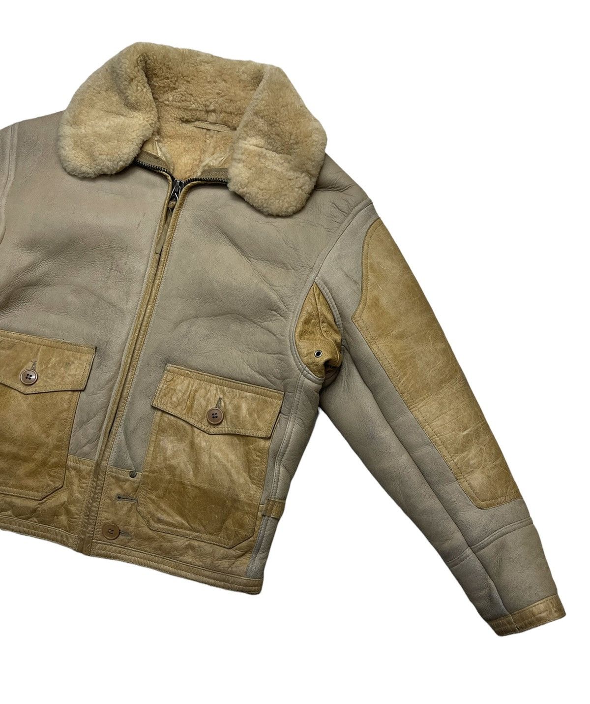 Avirex Avirex Sheepskin Winter Flying jacket Size US XS / EU 42 / 0 - 7 Thumbnail