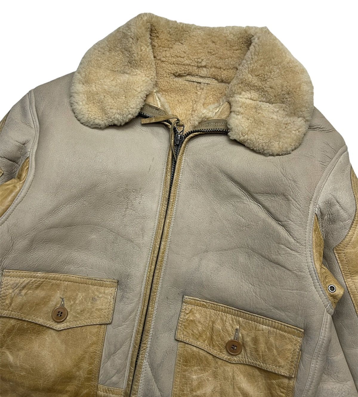 Avirex Avirex Sheepskin Winter Flying jacket Size US XS / EU 42 / 0 - 3 Thumbnail