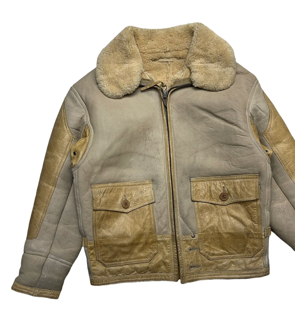 Avirex Avirex Sheepskin Winter Flying jacket Size US XS / EU 42 / 0 - 5 Thumbnail