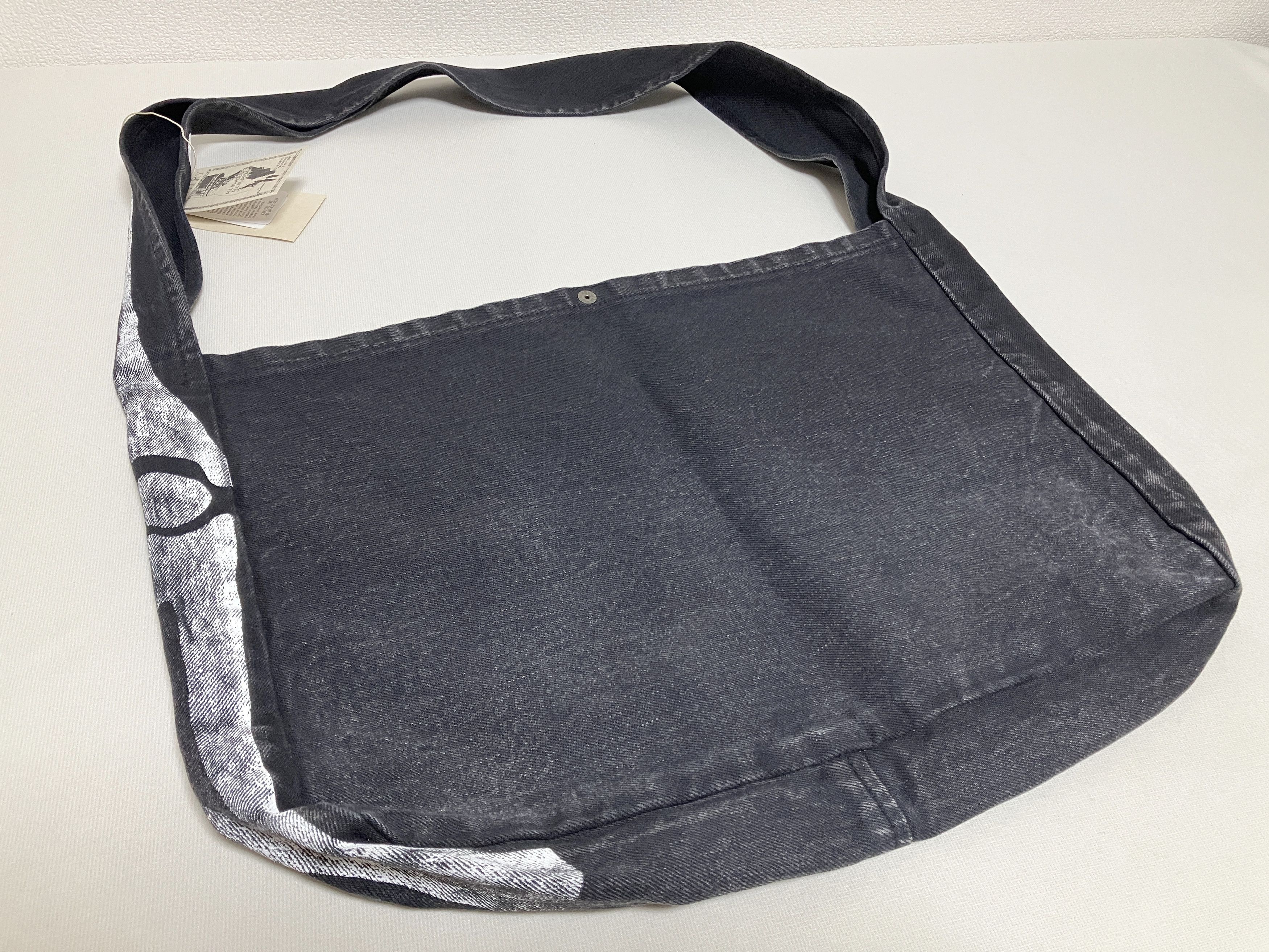 Kapital 14oz Denim Bone Book Bag, PRO Black – Glasswing
