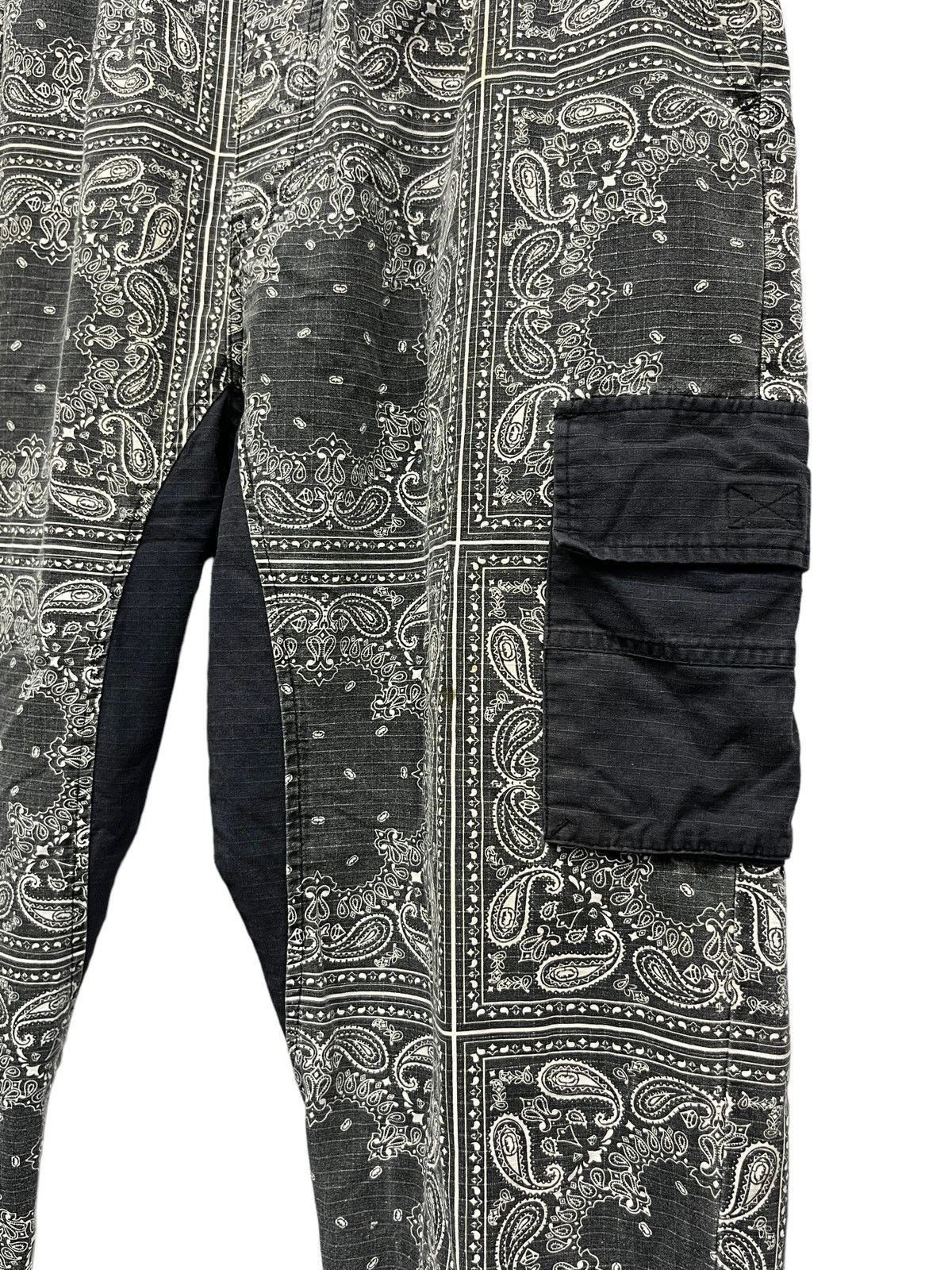 Ecko Unltd. 💥Vintage ECKO UNLTD. Paisley Bandana Larry Cargo Jogger Size US 35 - 5 Thumbnail