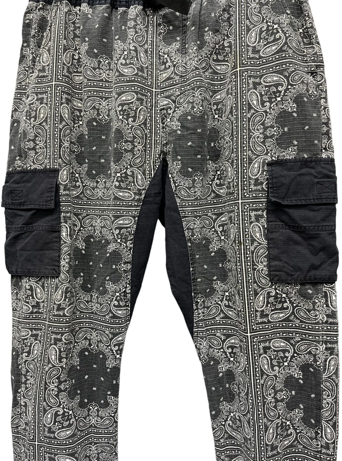 Ecko Unltd. 💥Vintage ECKO UNLTD. Paisley Bandana Larry Cargo Jogger Size US 35 - 3 Thumbnail