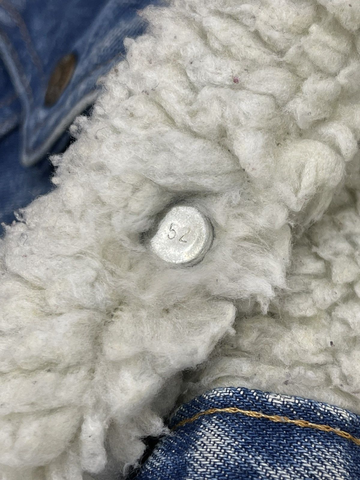 Levi's Vintage Clothing 70s Levis Orange tag Sherpa Trucker Jacket (size 46) Size US S / EU 44-46 / 1 - 18 Thumbnail