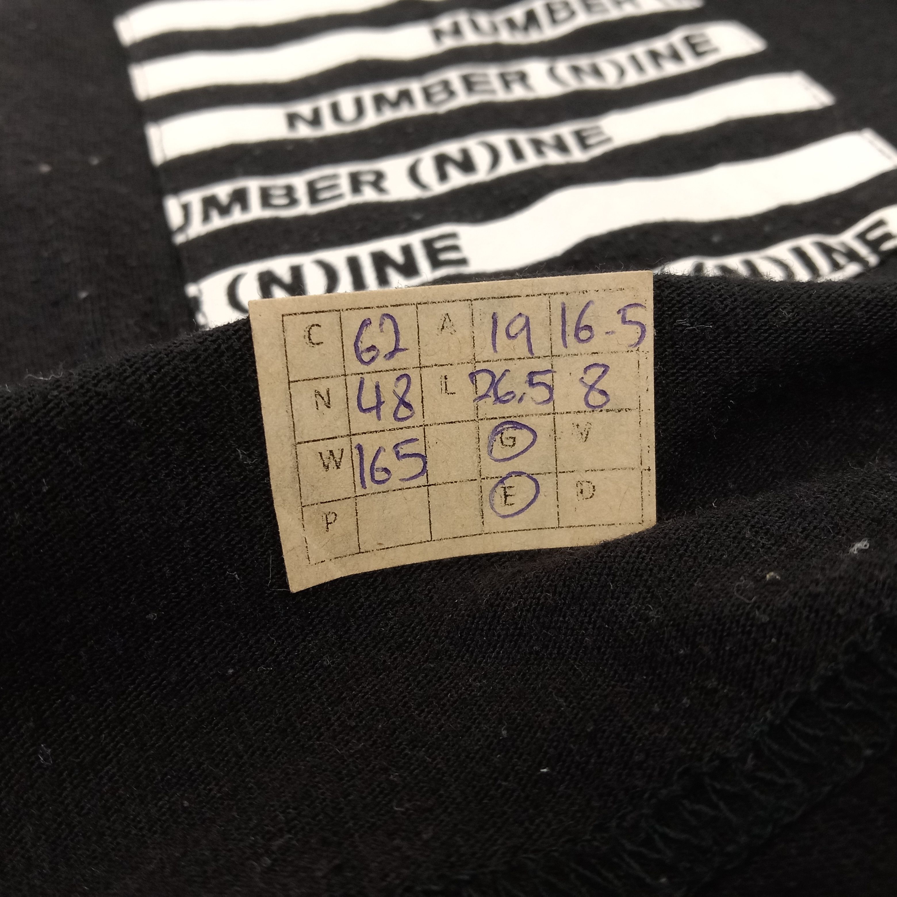 Number (N)ine Number (N)ine Japanese Brand Pocket Tee Tshirt Size US M / EU 48-50 / 2 - 8 Thumbnail