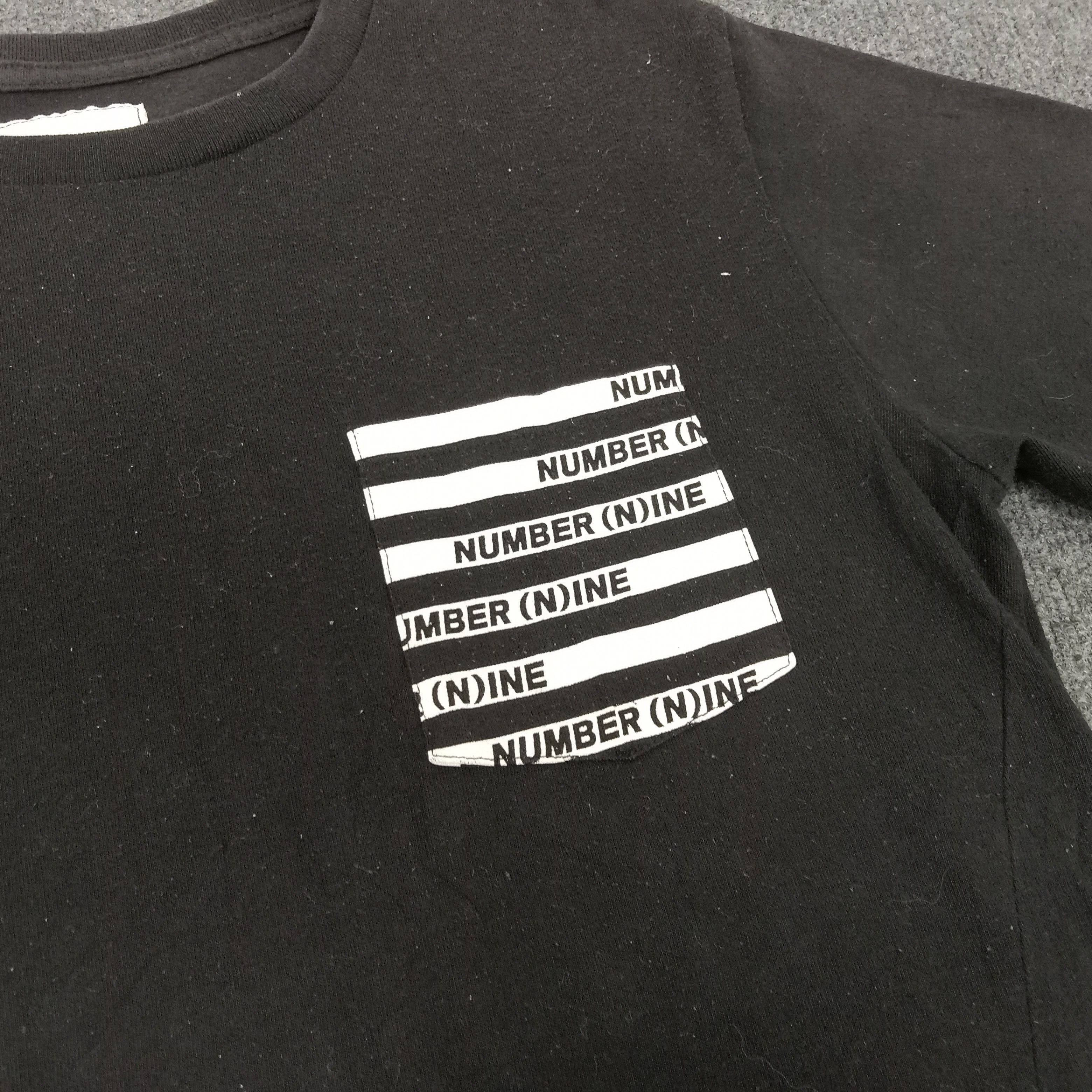 Number (N)ine Number (N)ine Japanese Brand Pocket Tee Tshirt Size US M / EU 48-50 / 2 - 2 Thumbnail