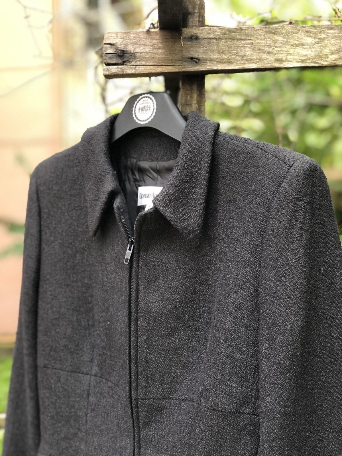 Giorgio Armani Vintage Georgio Armani Women Cropped Zipper Coat Jacket Size XS / US 0-2 / IT 36-38 - 2 Thumbnail
