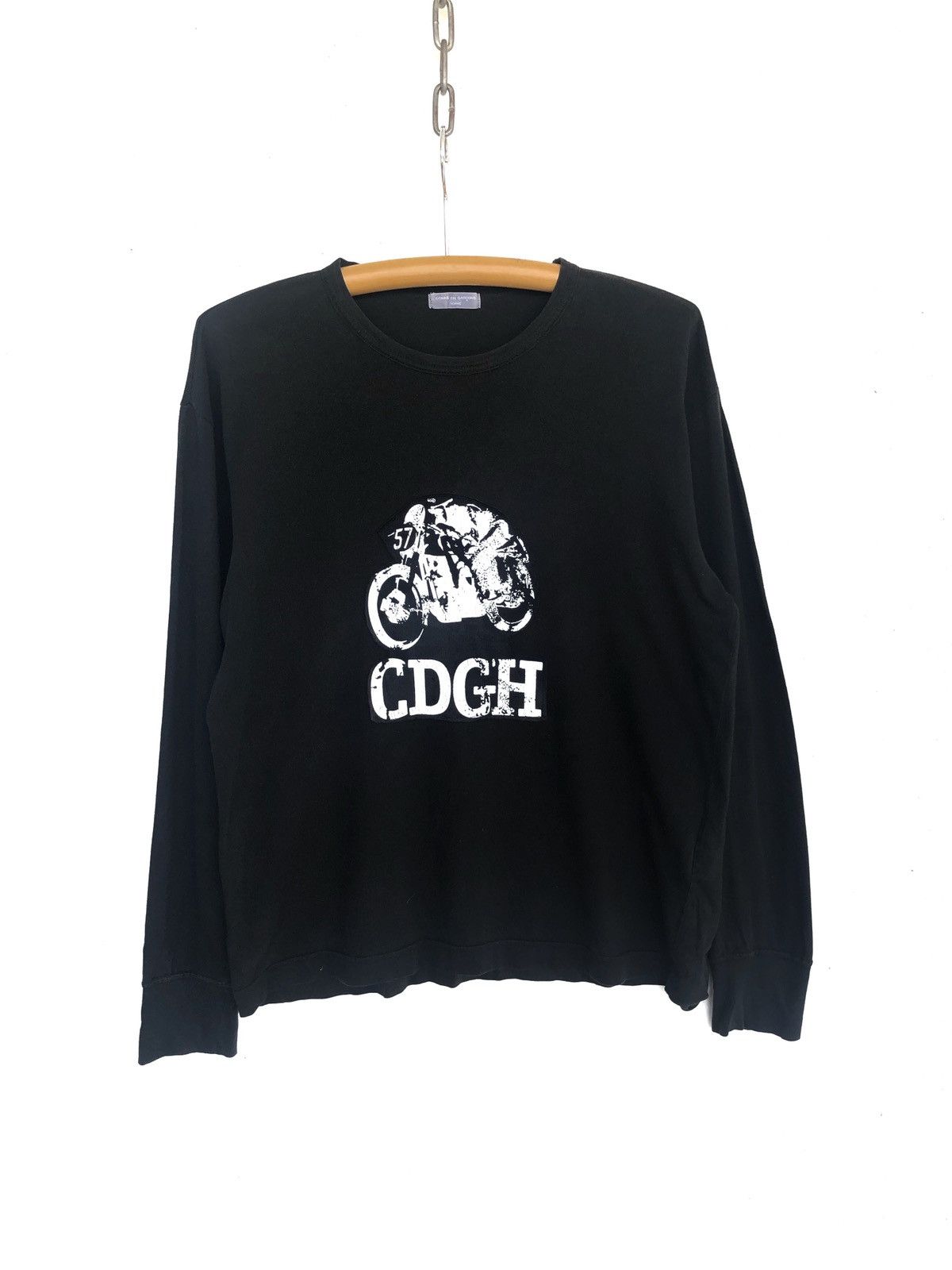 Comme des Garcons GRAIL🔥SS02 Comme des Garçons Homme Black LS Shirt Size US M / EU 48-50 / 2 - 2 Thumbnail
