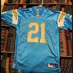 NFL San Diego CHARGERS Tomlinson #21 Reebok On Field Players VTG Jersey Sz L