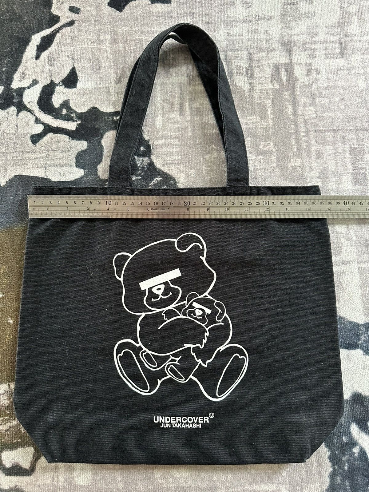 Undercover 2000s Undercover censured bear tote bag Size ONE SIZE - 7 Thumbnail