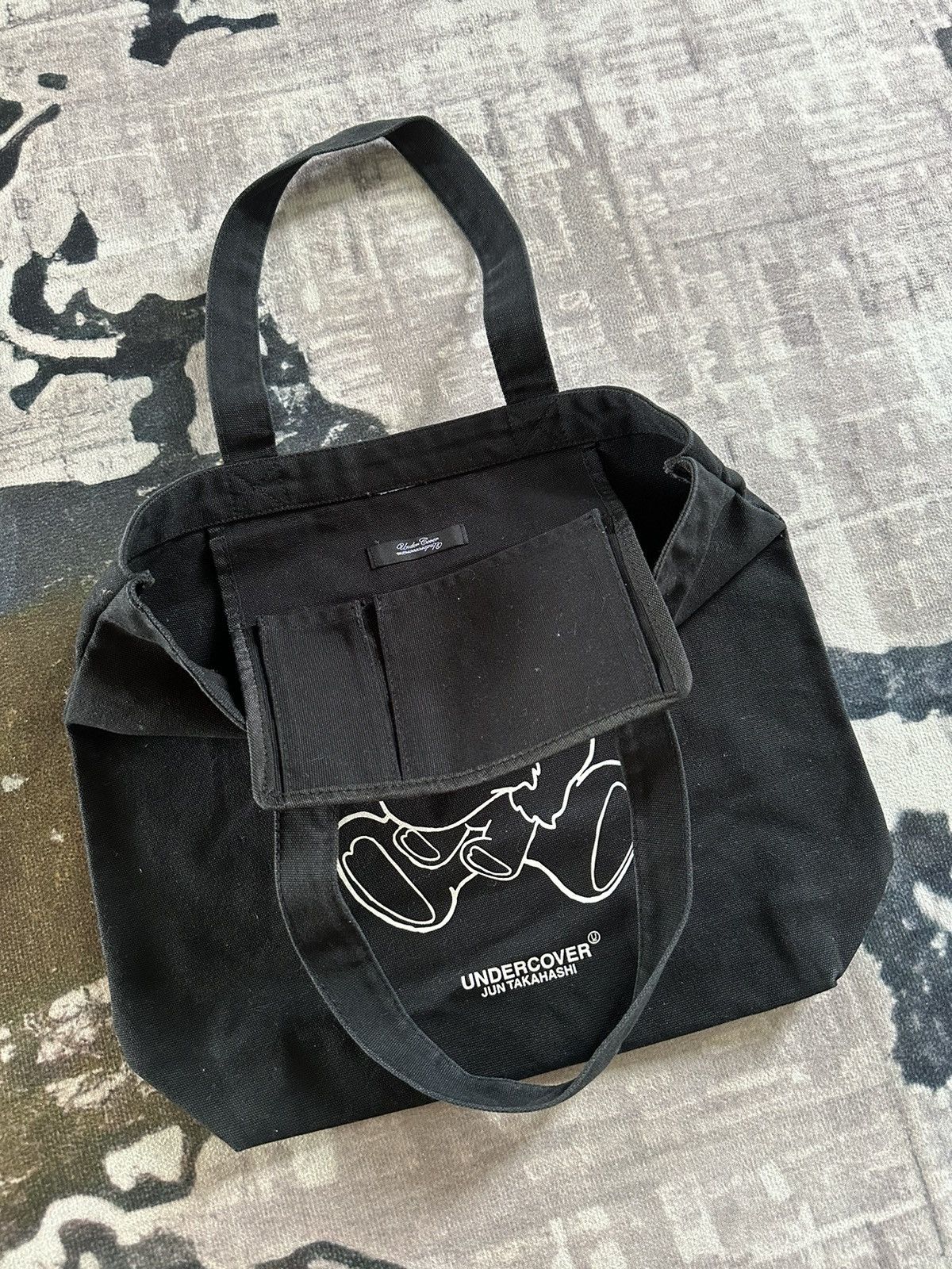 Undercover 2000s Undercover censured bear tote bag Size ONE SIZE - 5 Thumbnail